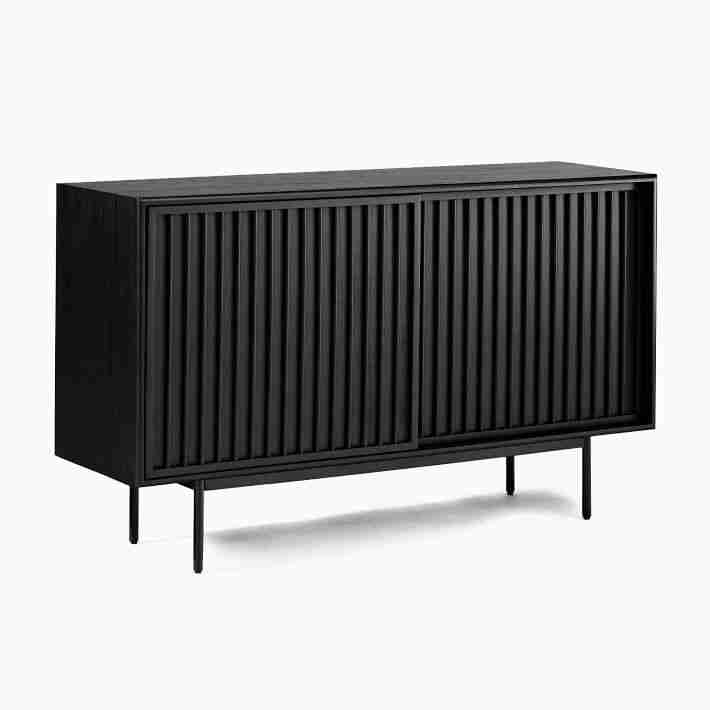 Slatted Buffet, Black