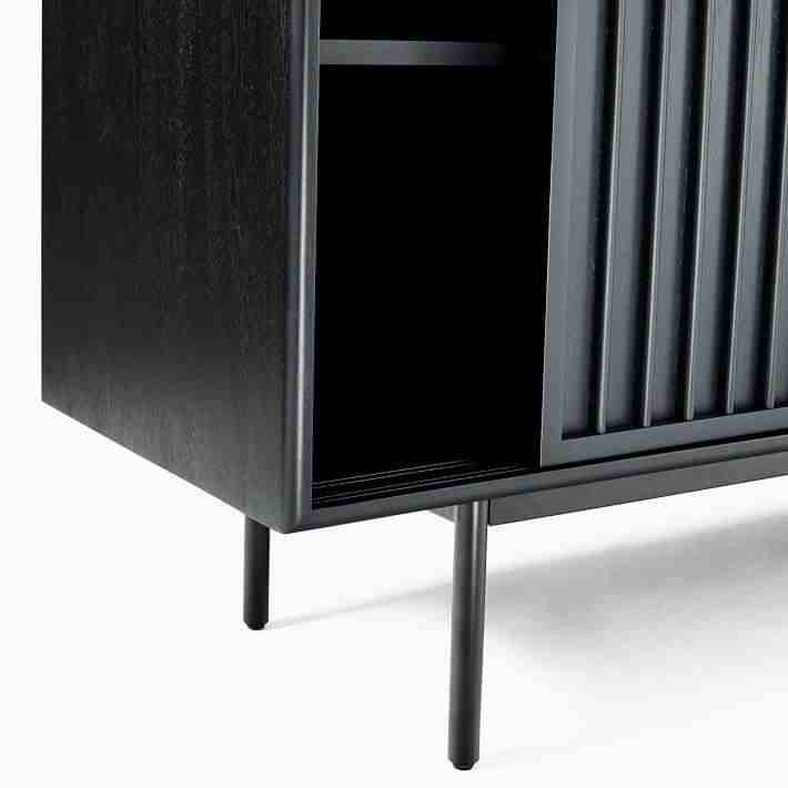 Slatted Buffet, Black