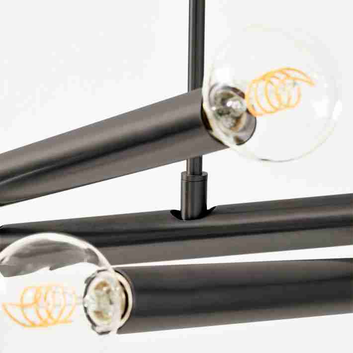 Trace Chandelier, 45", Dark Bronze
