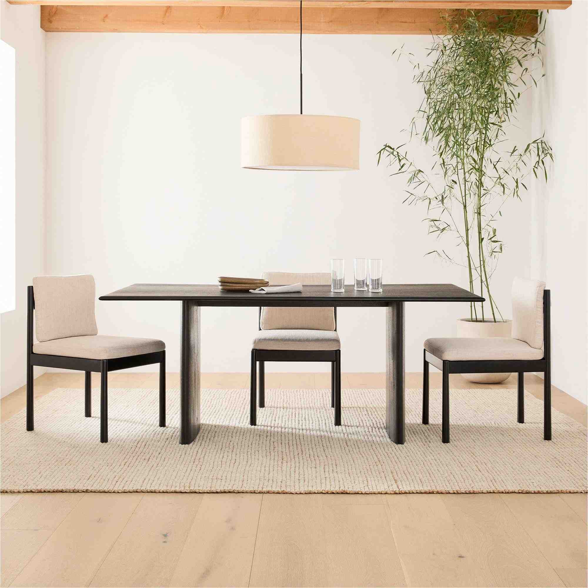 Anton Solid Wood Dining Table (86")