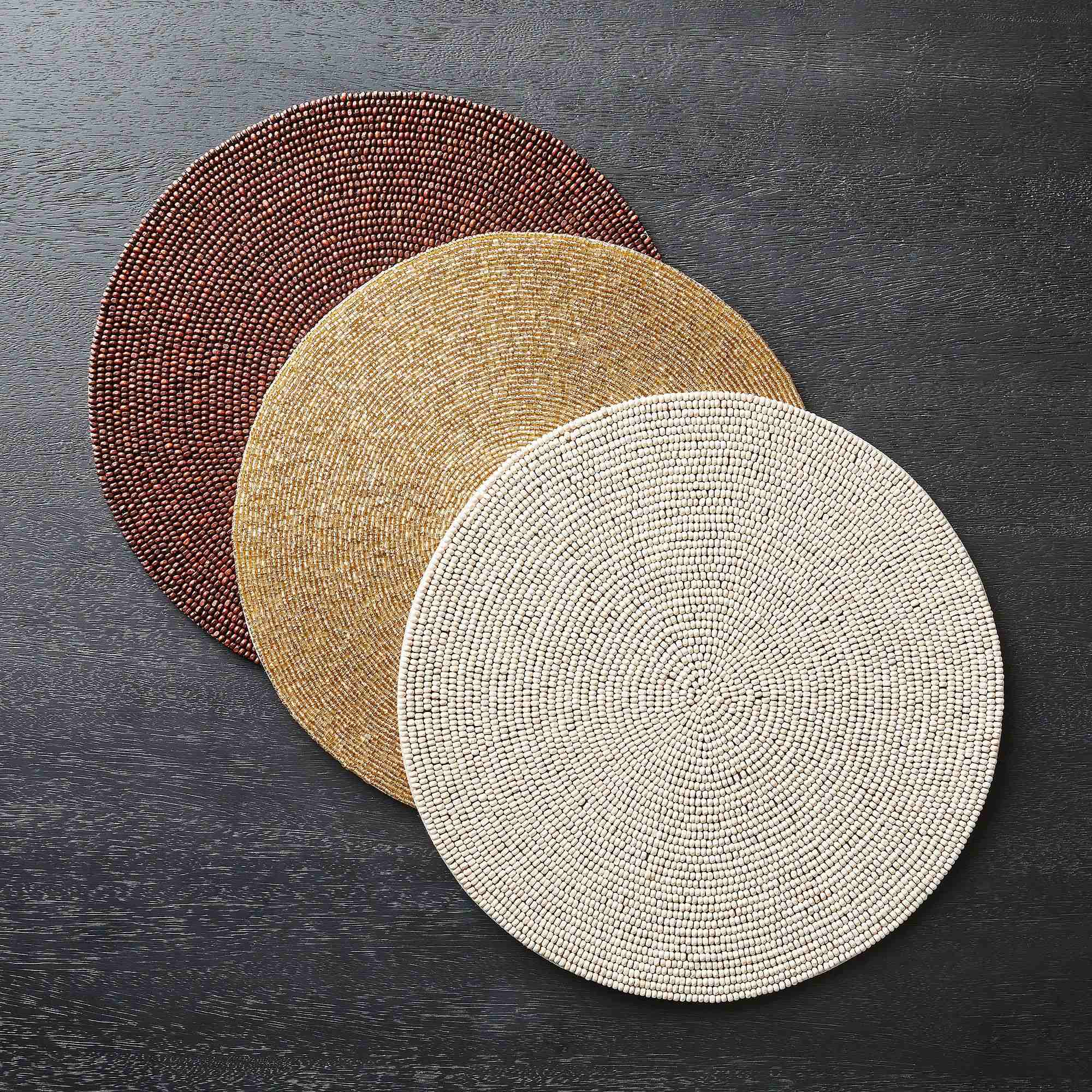 Beaded Linens Placemats
