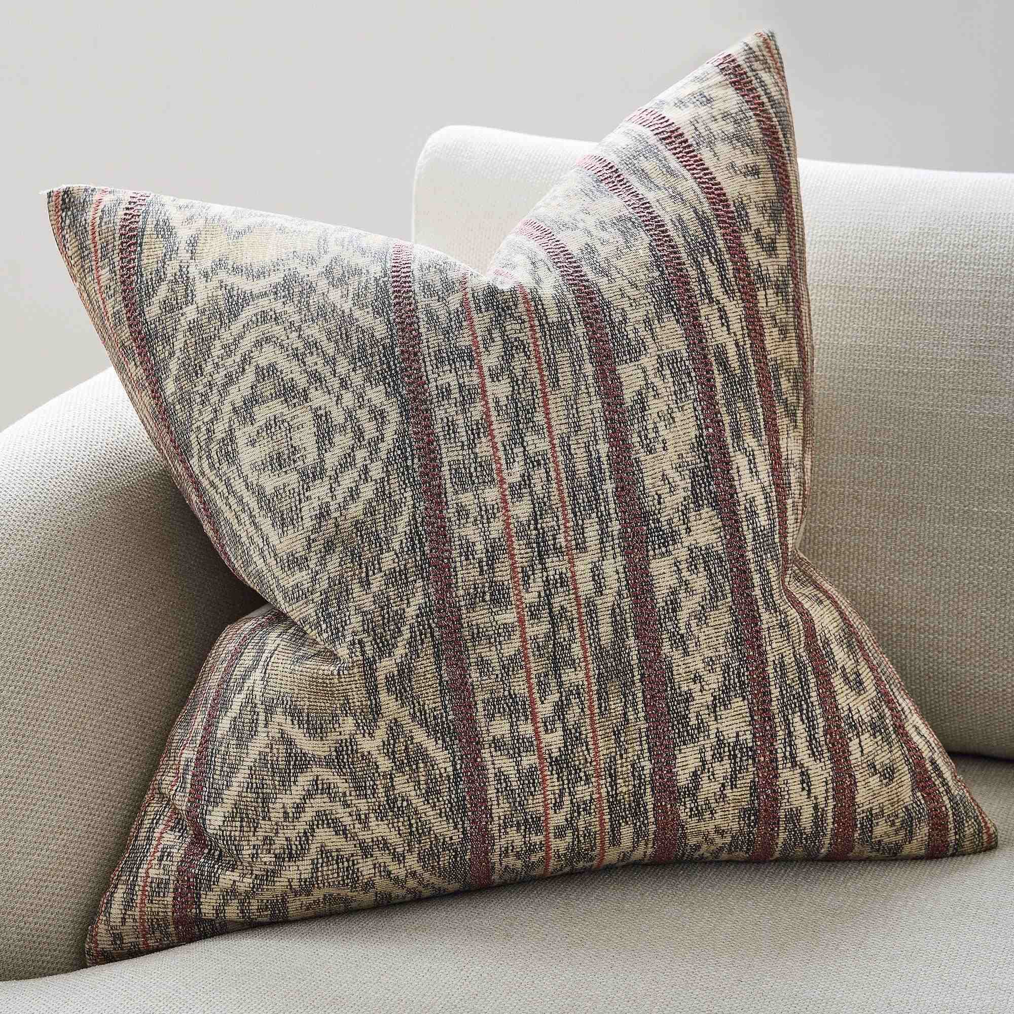 Diamondback Ikat Pillow Cover