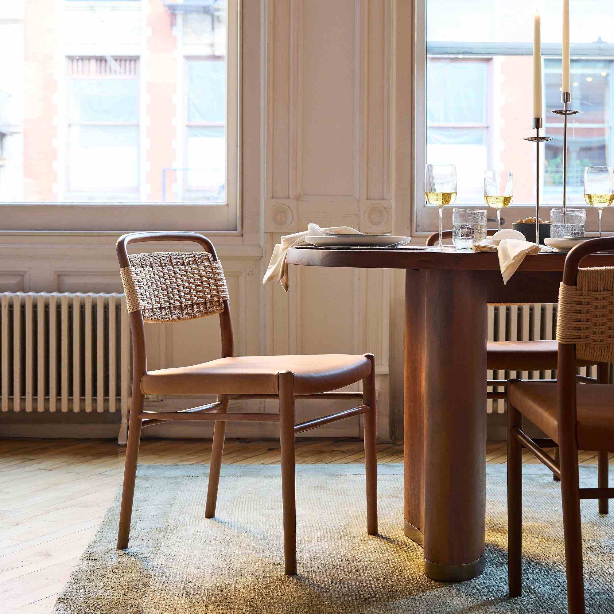 Eindhoven Leather Dining Chair (19")