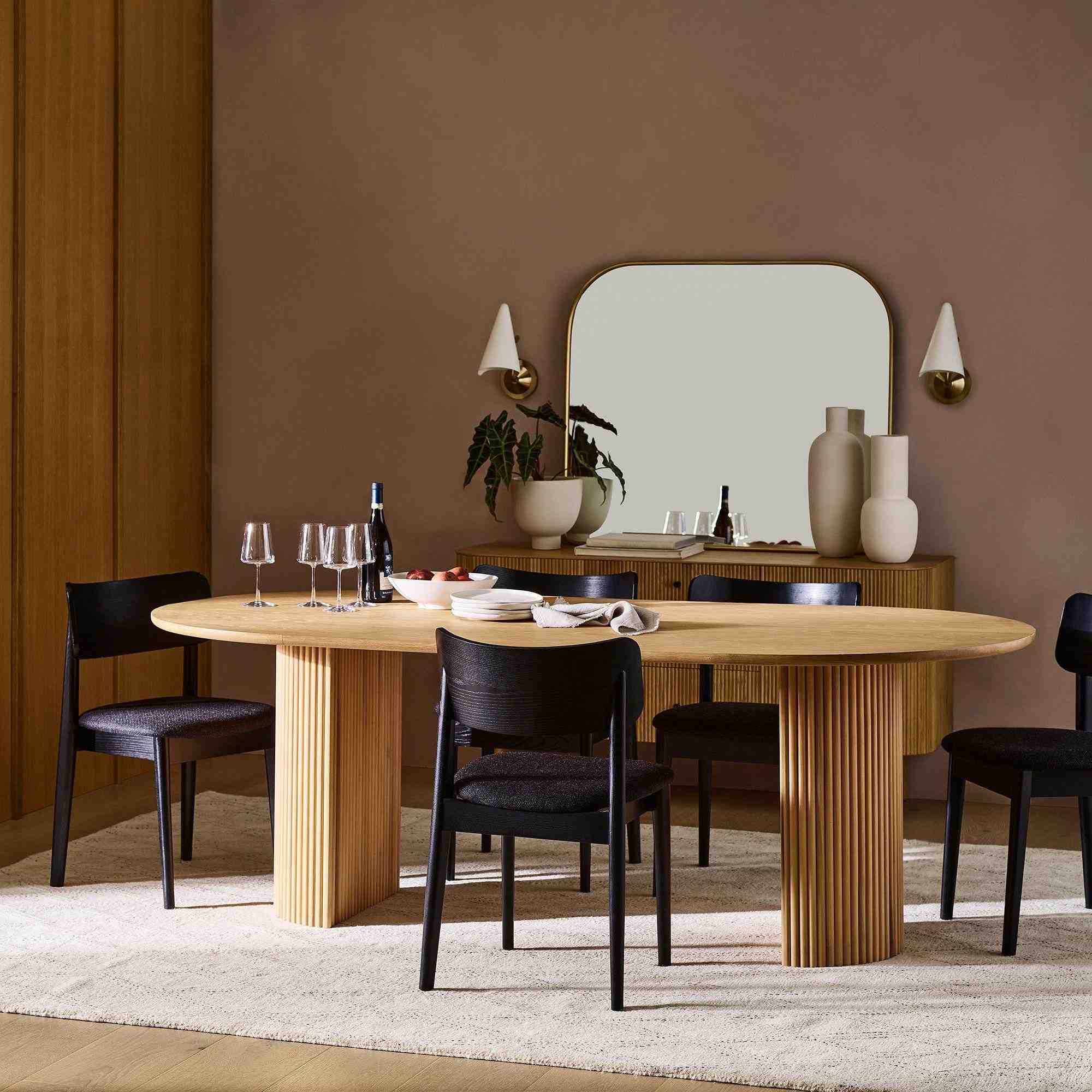 Ellington Oval Pedestal Dining Table (86")