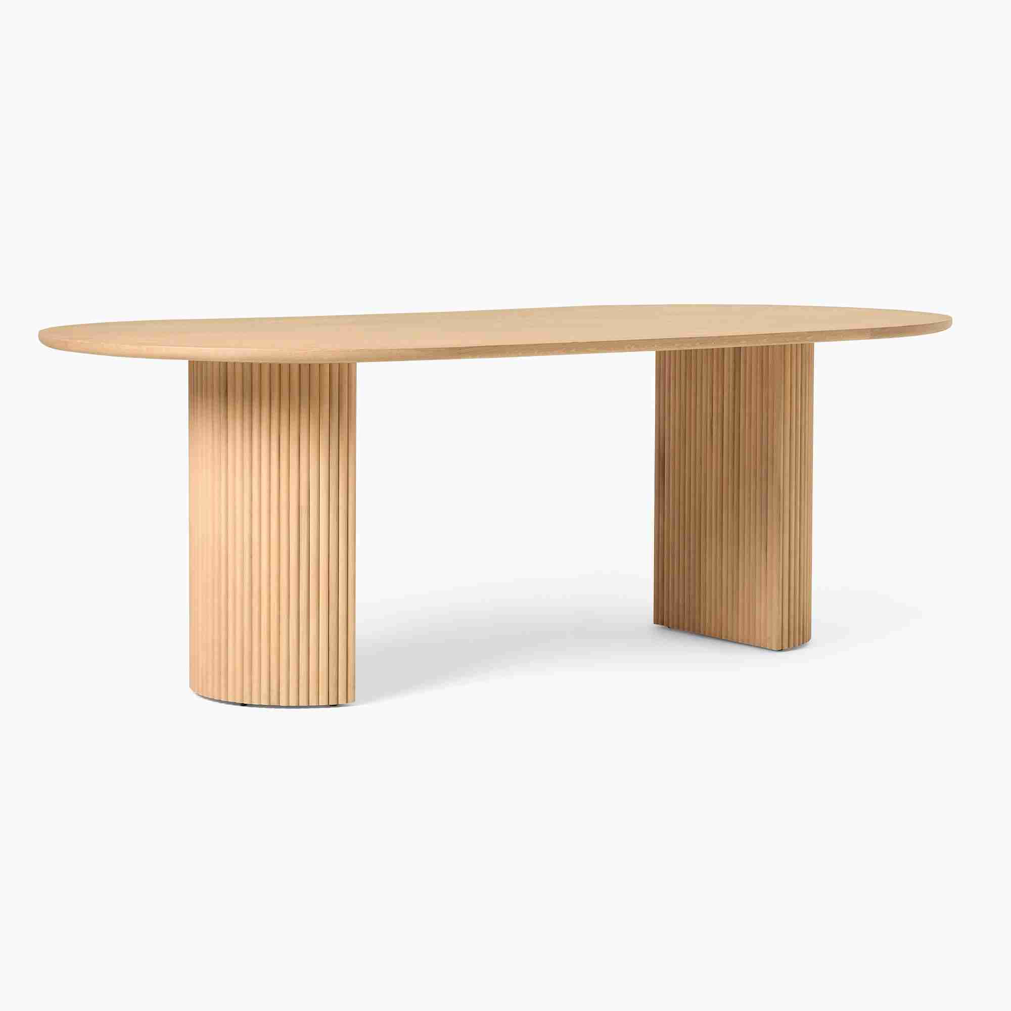west elm | Ellington Oval Pedestal Dining Table (86")