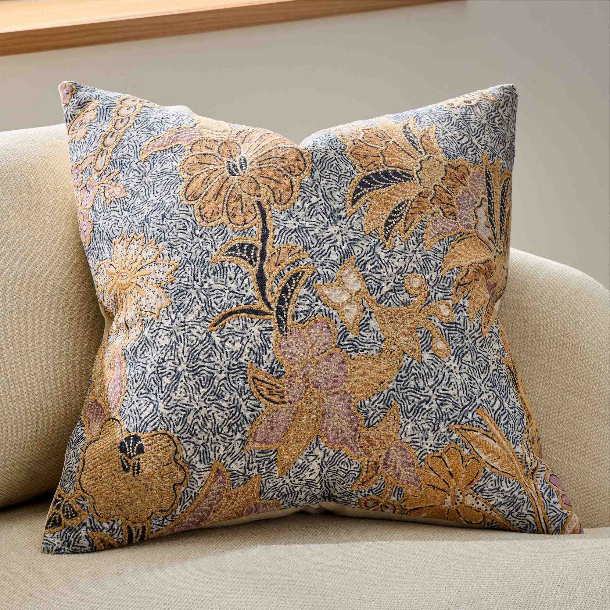 Ellory Floral Pillow Cover