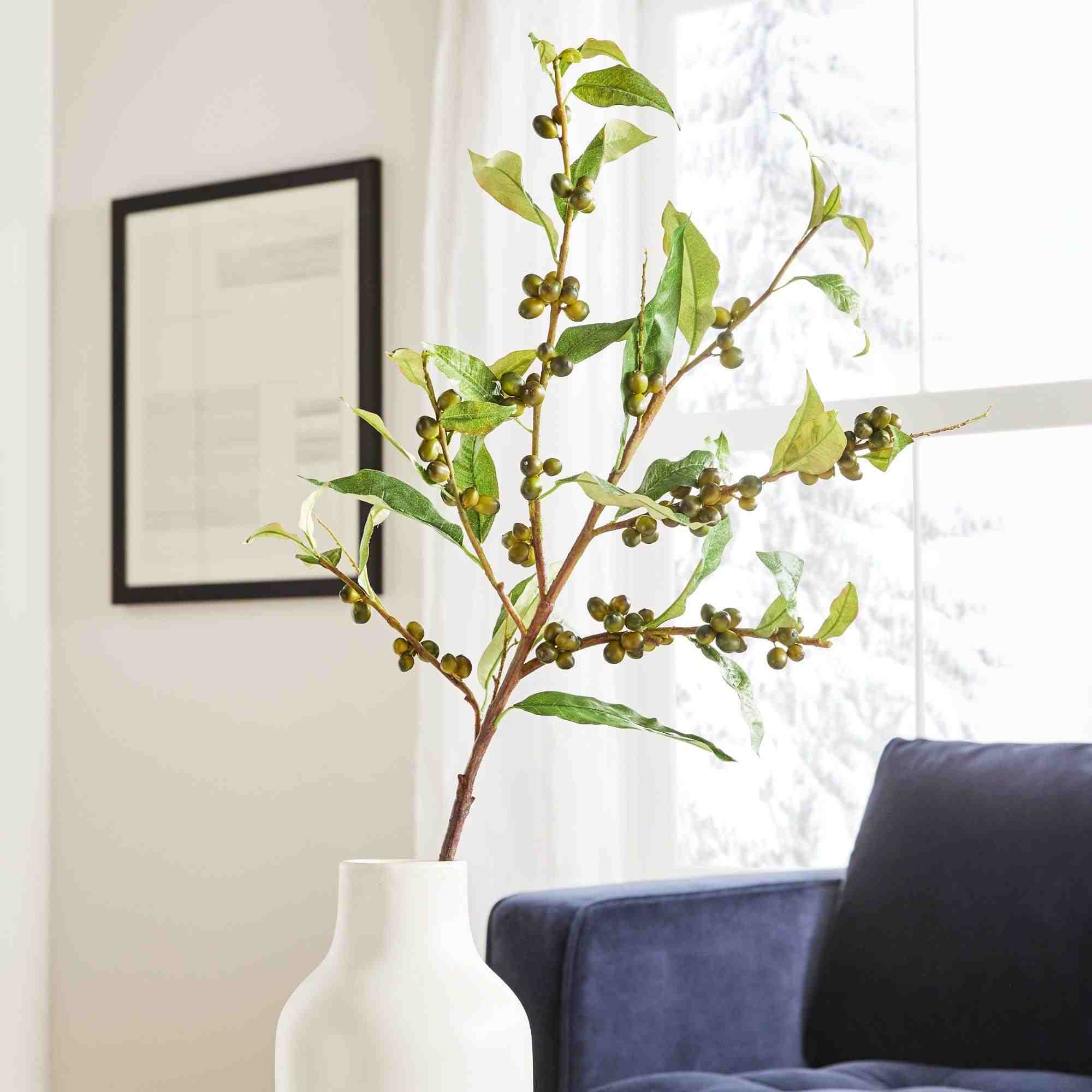 Coffee BranchCoffee BranchGreenFaux36 Inches