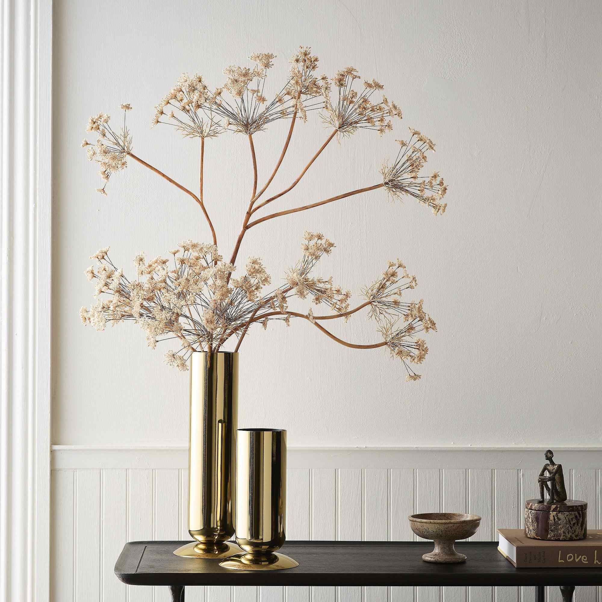 Faux Oversized Queen Anne's Lace Branch