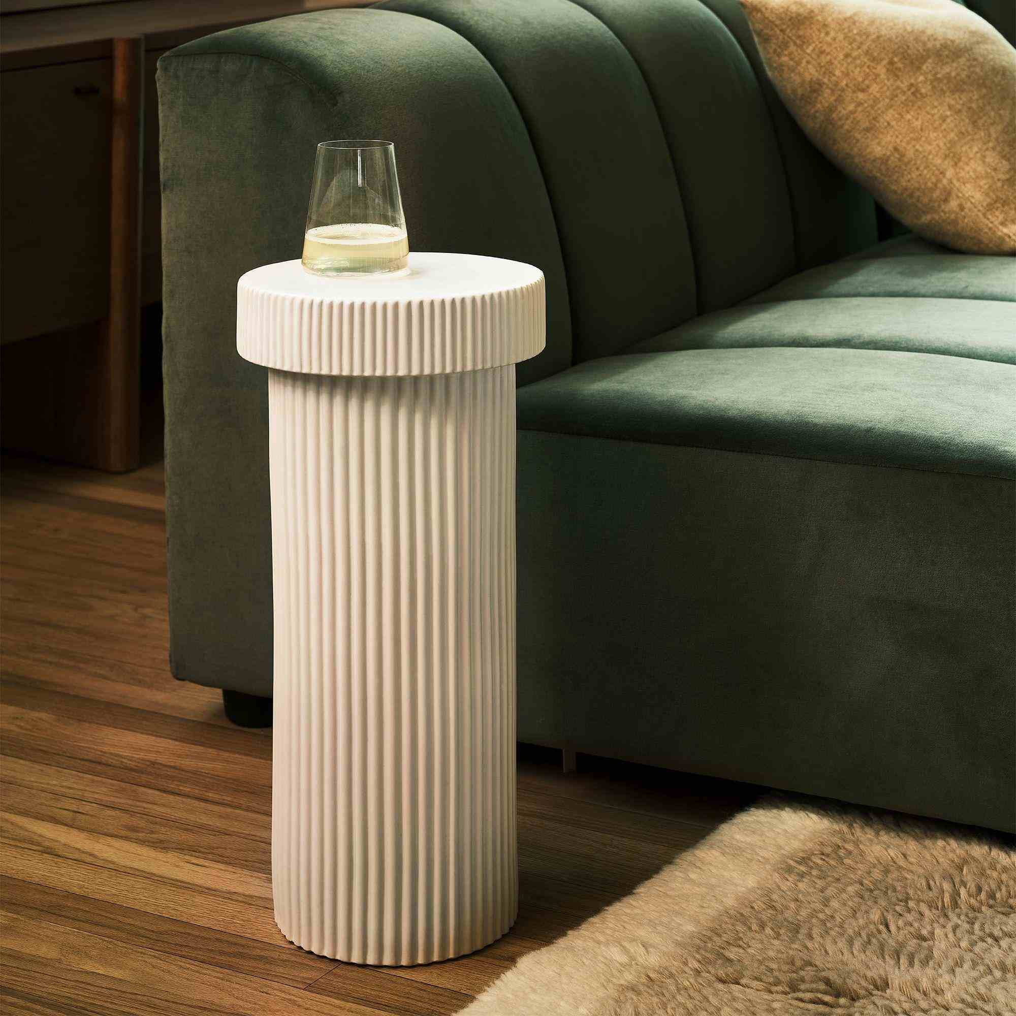Fluted Drink Table