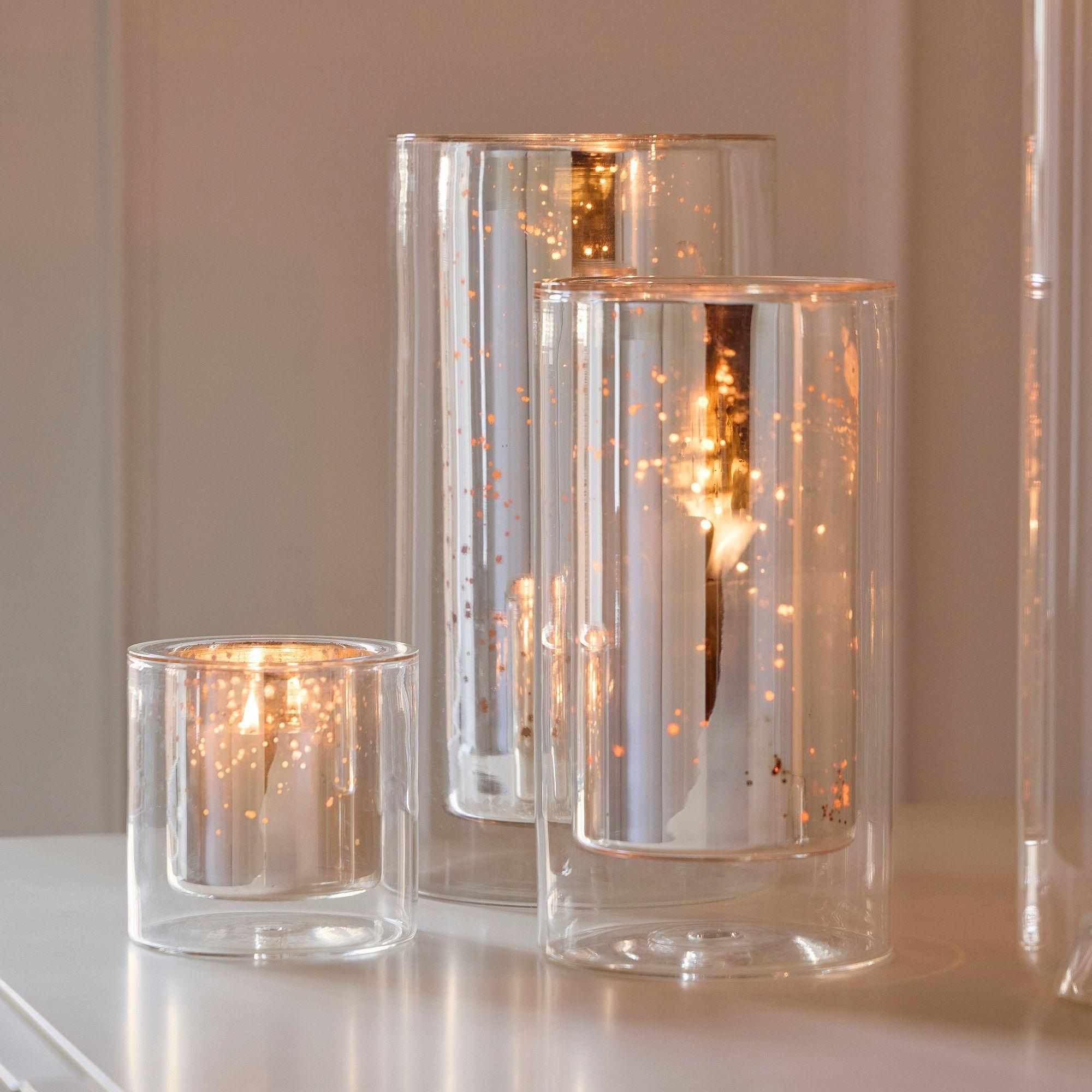 west elm | Gill Constellation Glass Hurricanes