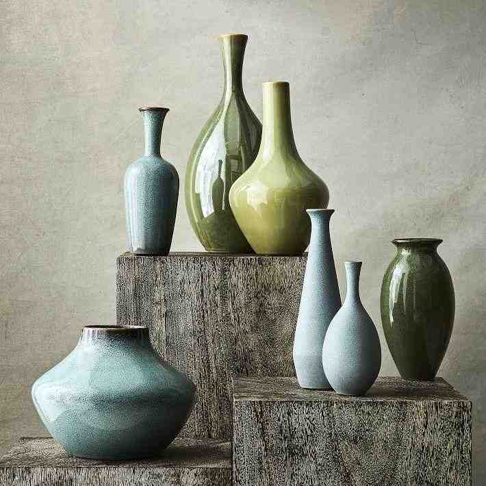 Glazed Ceramic Vases