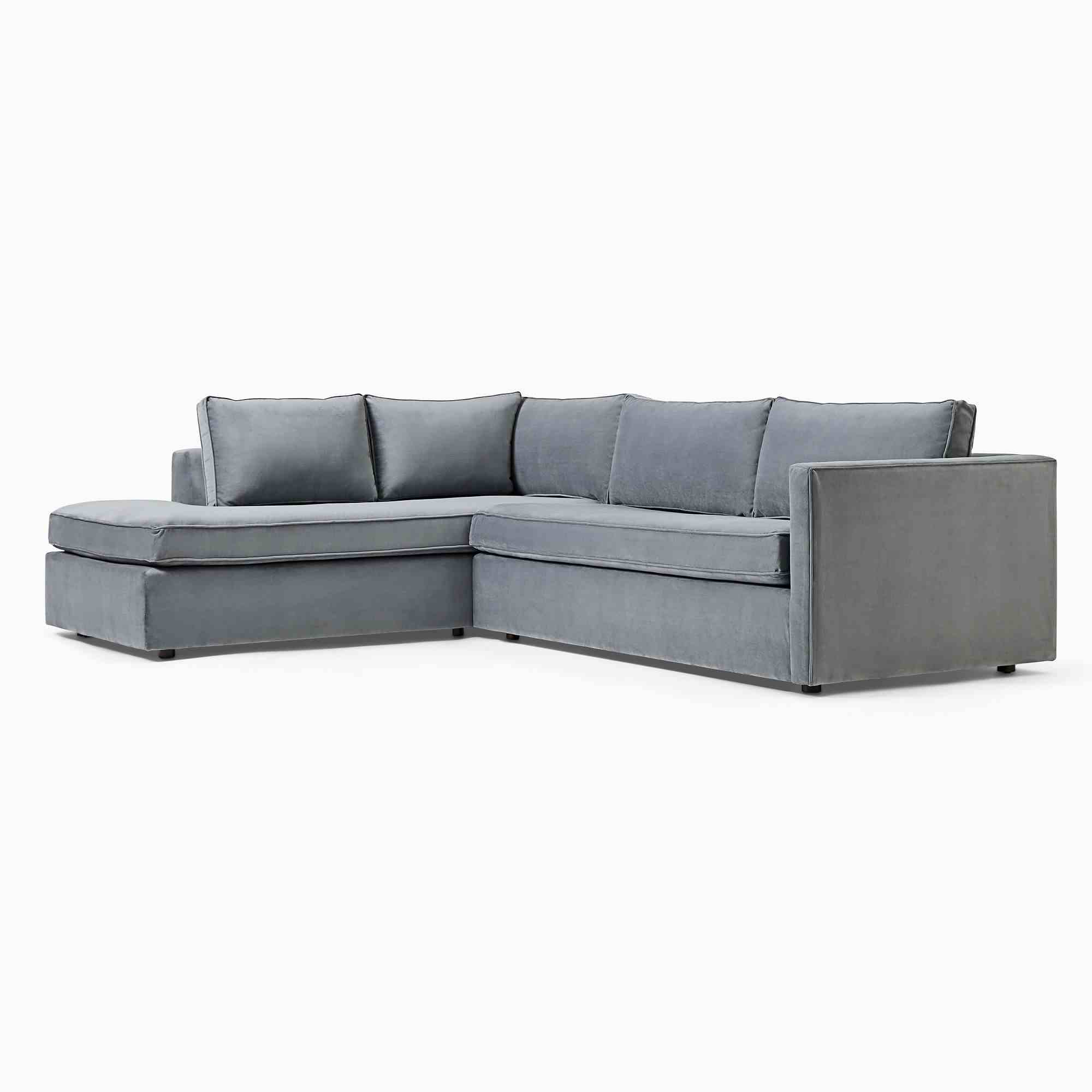 west elm | Harris 2-Piece Bumper Chaise Sectional (100"–116")