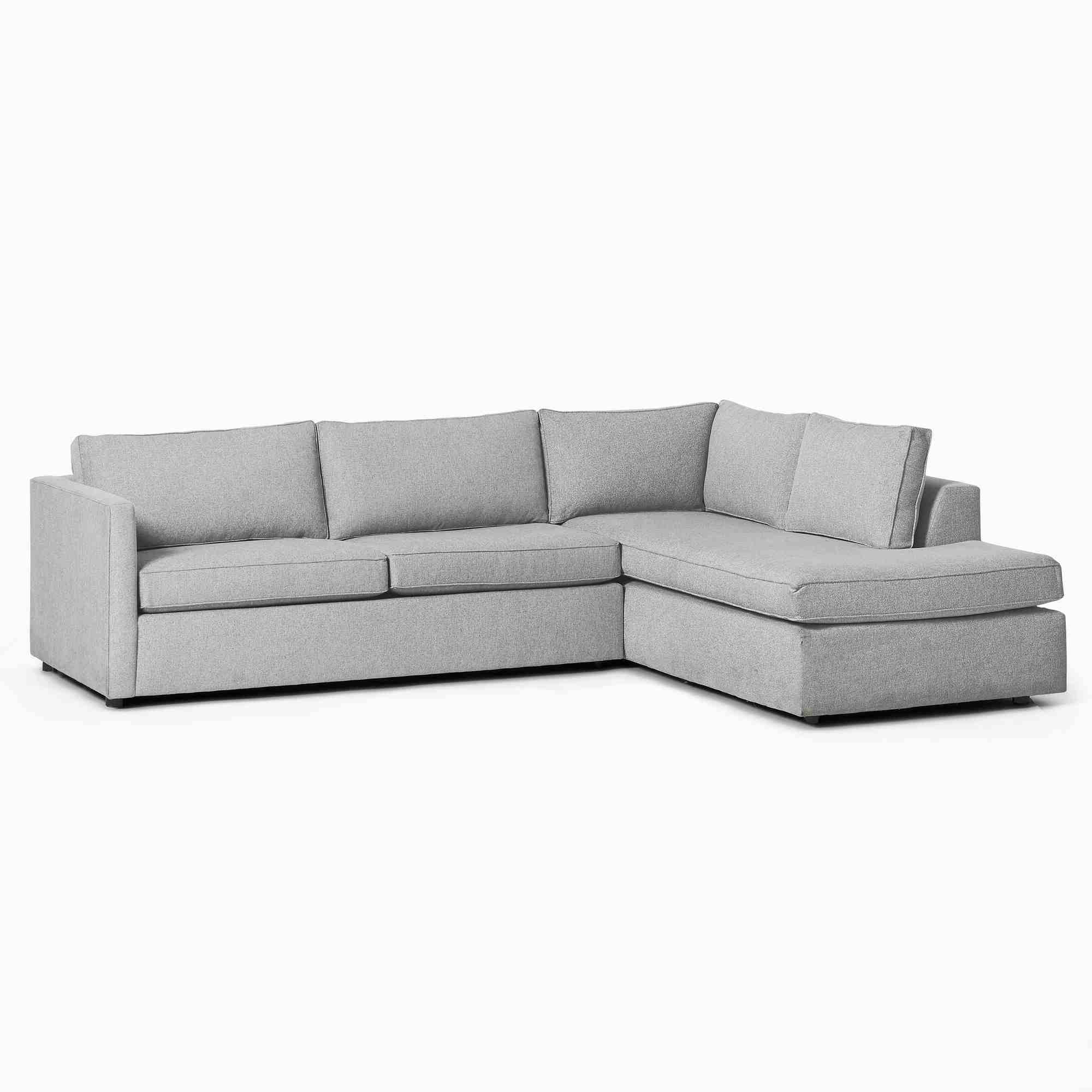 west elm | Harris 2-Piece Bumper Chaise Sectional (100"–116")