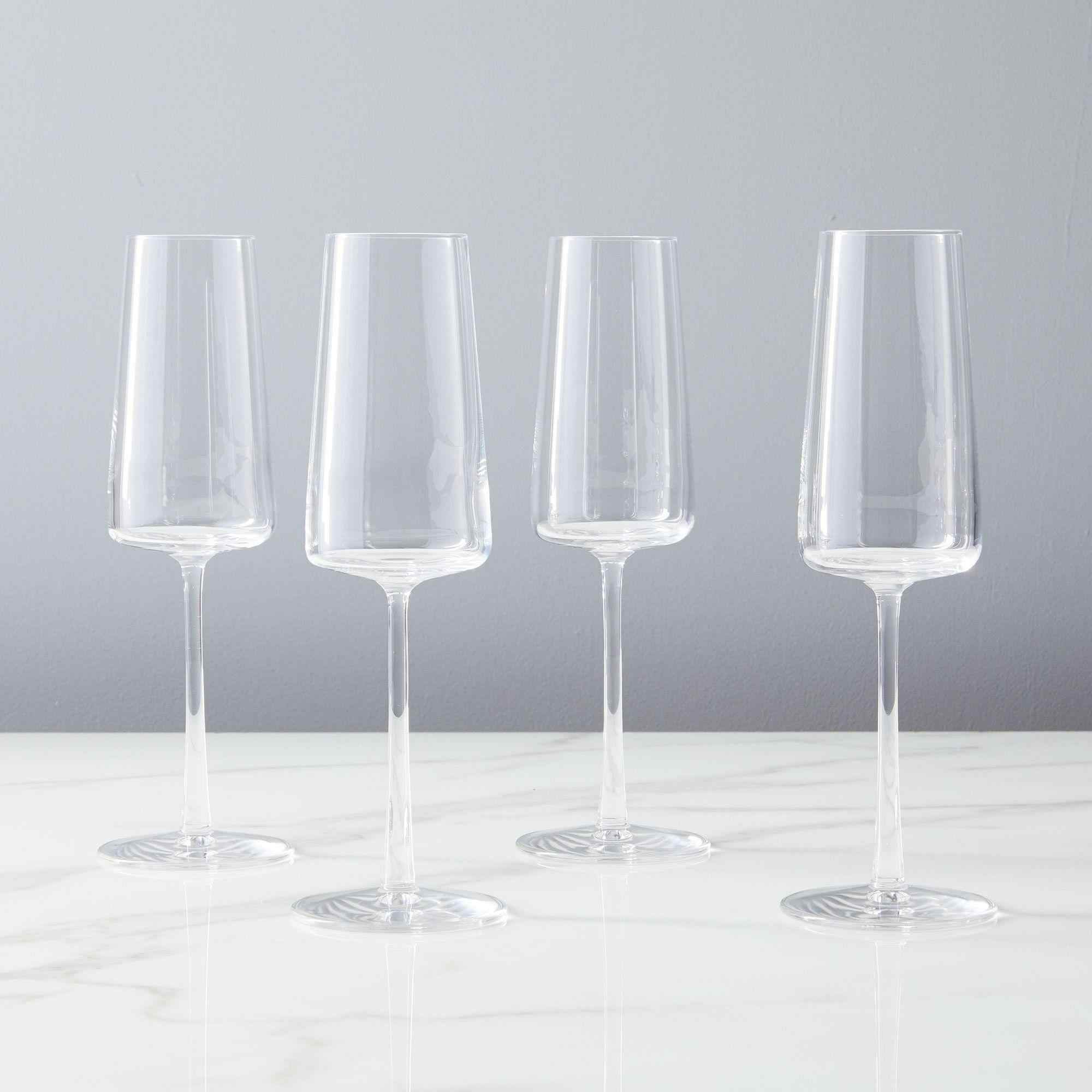 Horizon Lead-Free Crystal Glassware, Set of 4