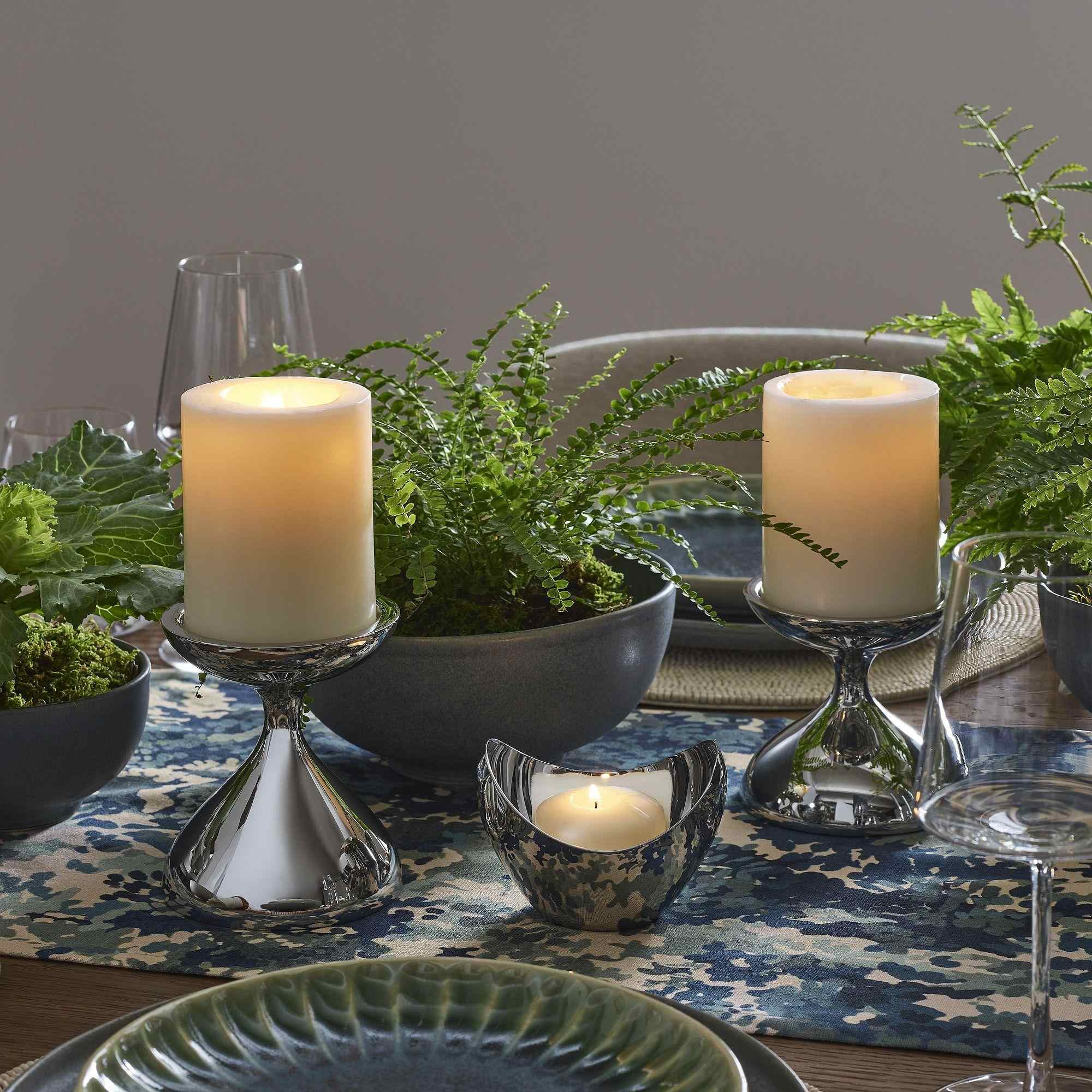 Kuba Metal Pillar Holders