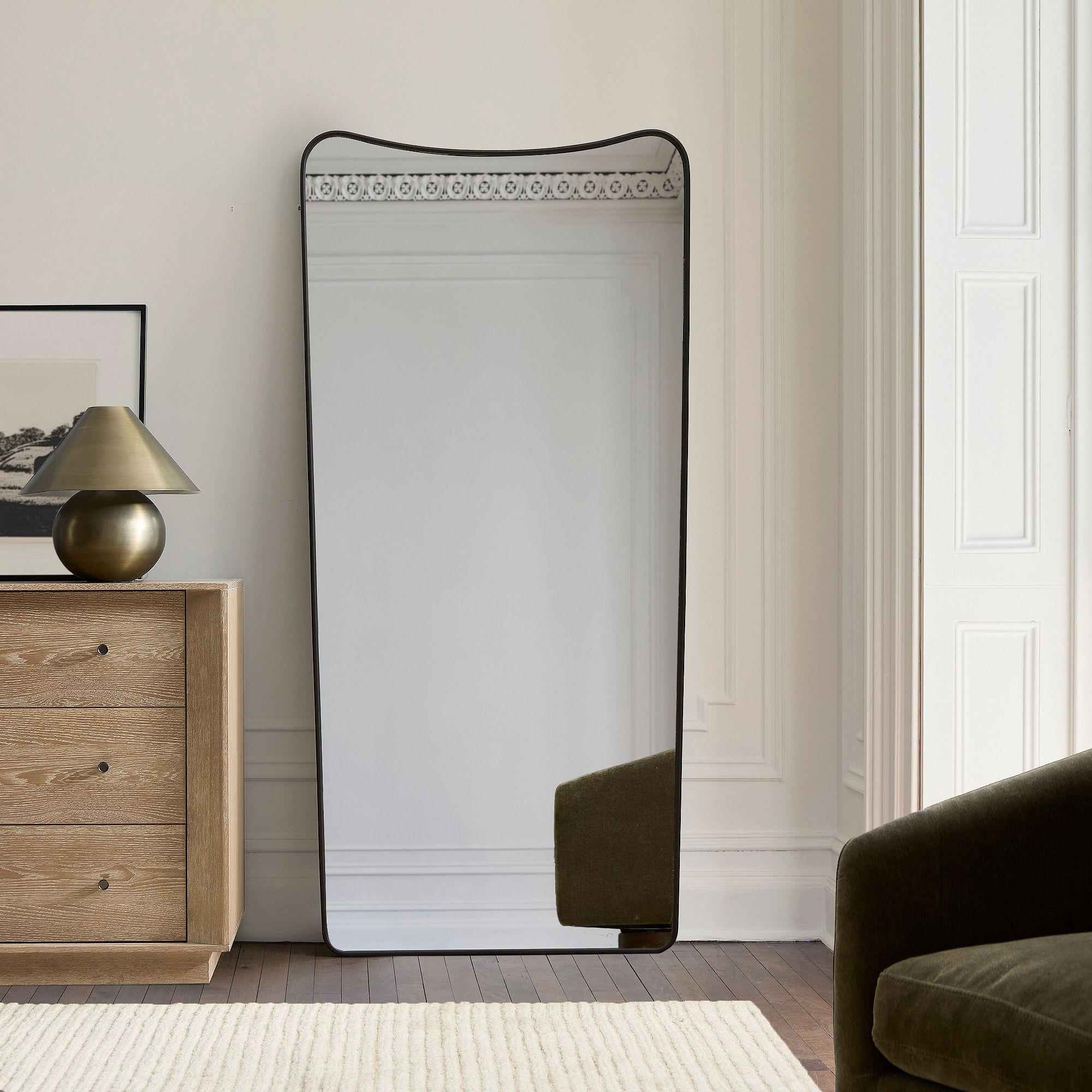 Lance Metal Floor Mirror