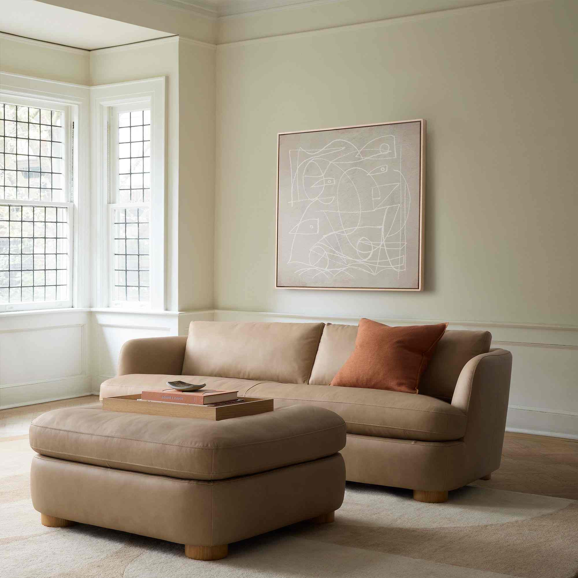 Leroy Leather Sofa (86")