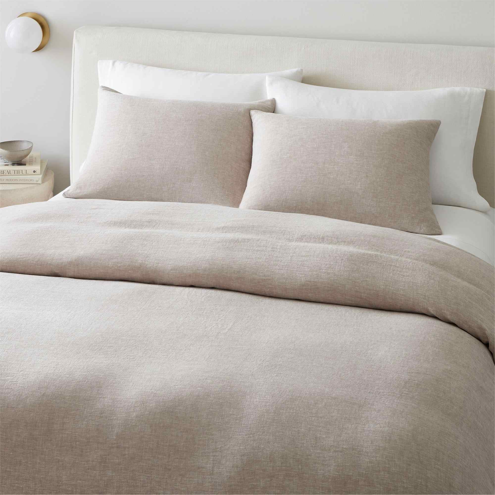 European Flax Linen Duvet Cover & Shams