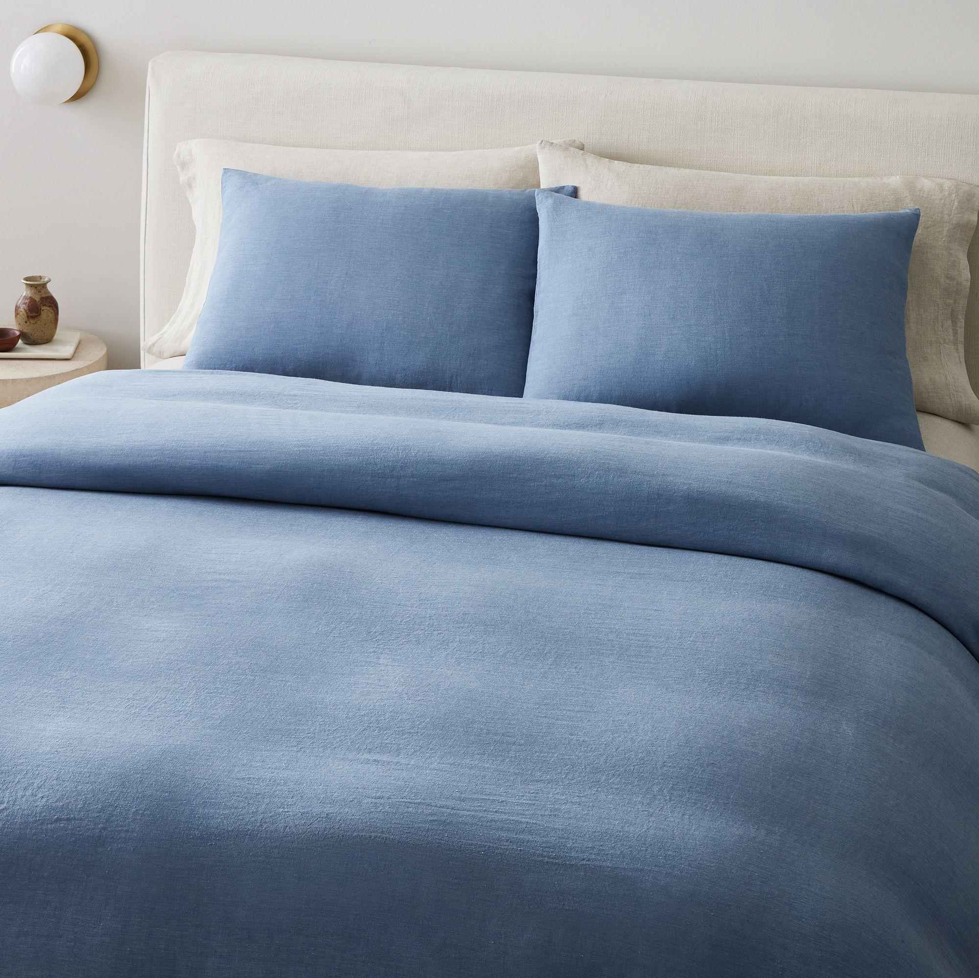 European Flax Linen Duvet Cover & Shams