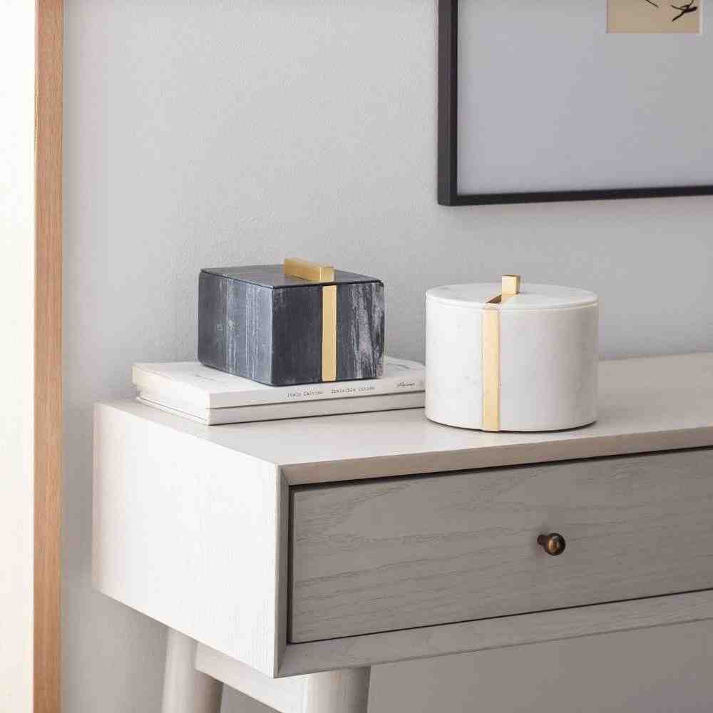 Marble Seamless Shaped Boxes
