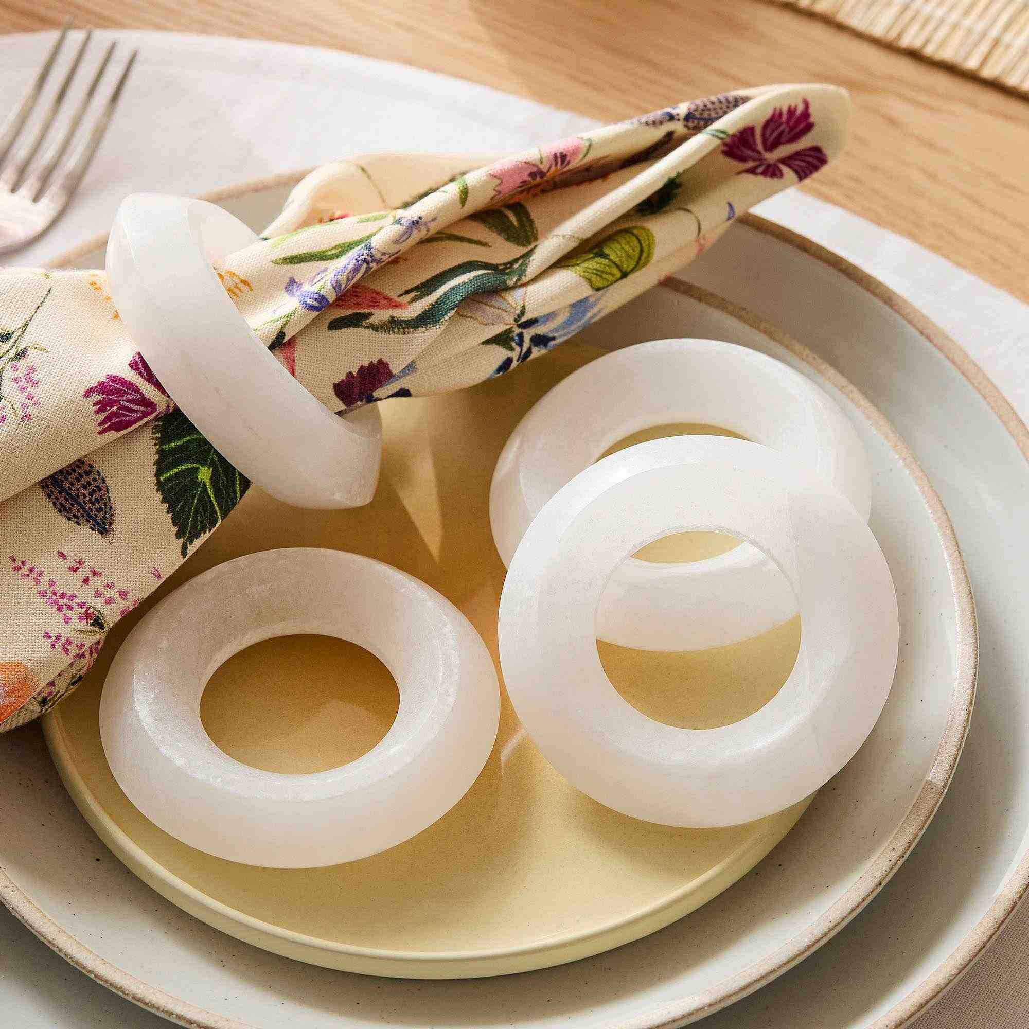 Marion Napkin Ring Sets (Set of 4)