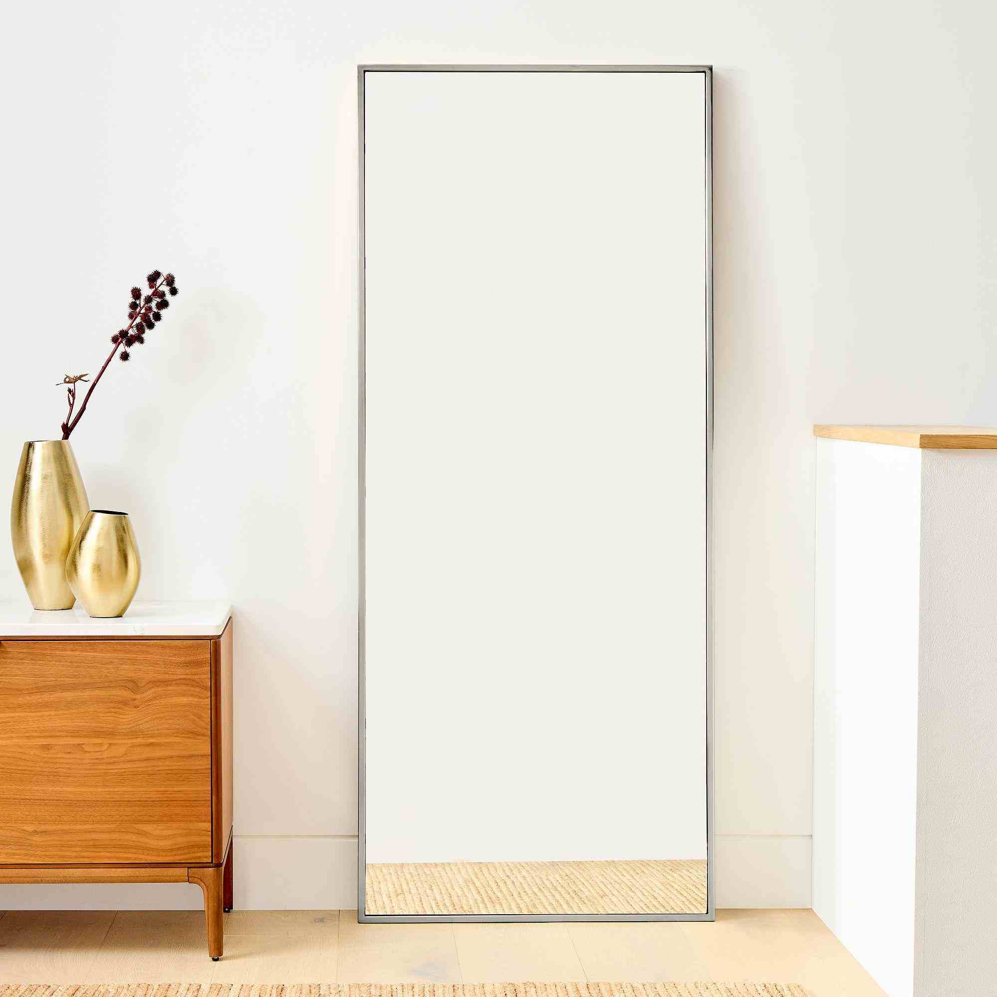 Metal Frame Floor Mirror