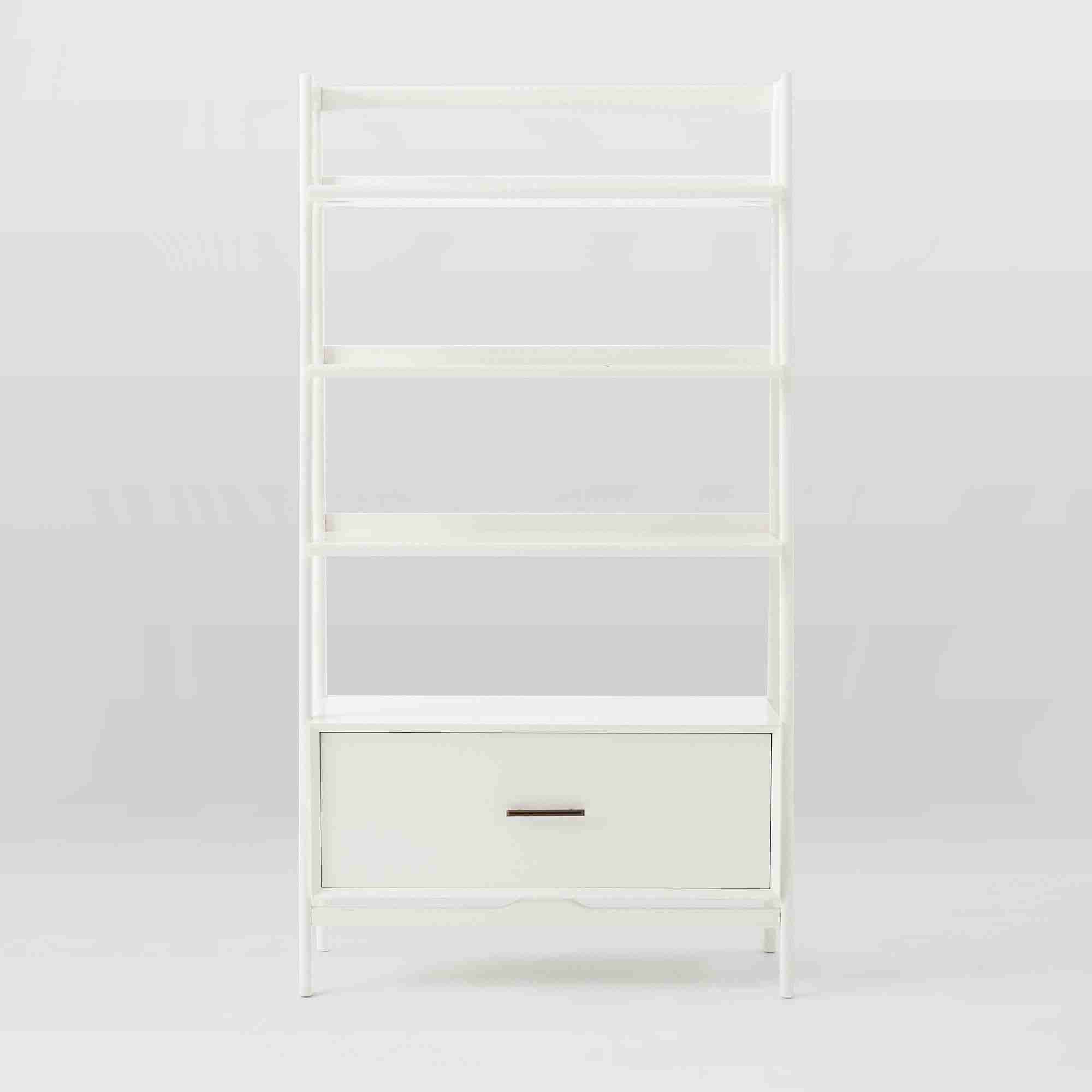 Mid-Century Bookshelf w/ Drawer (38")