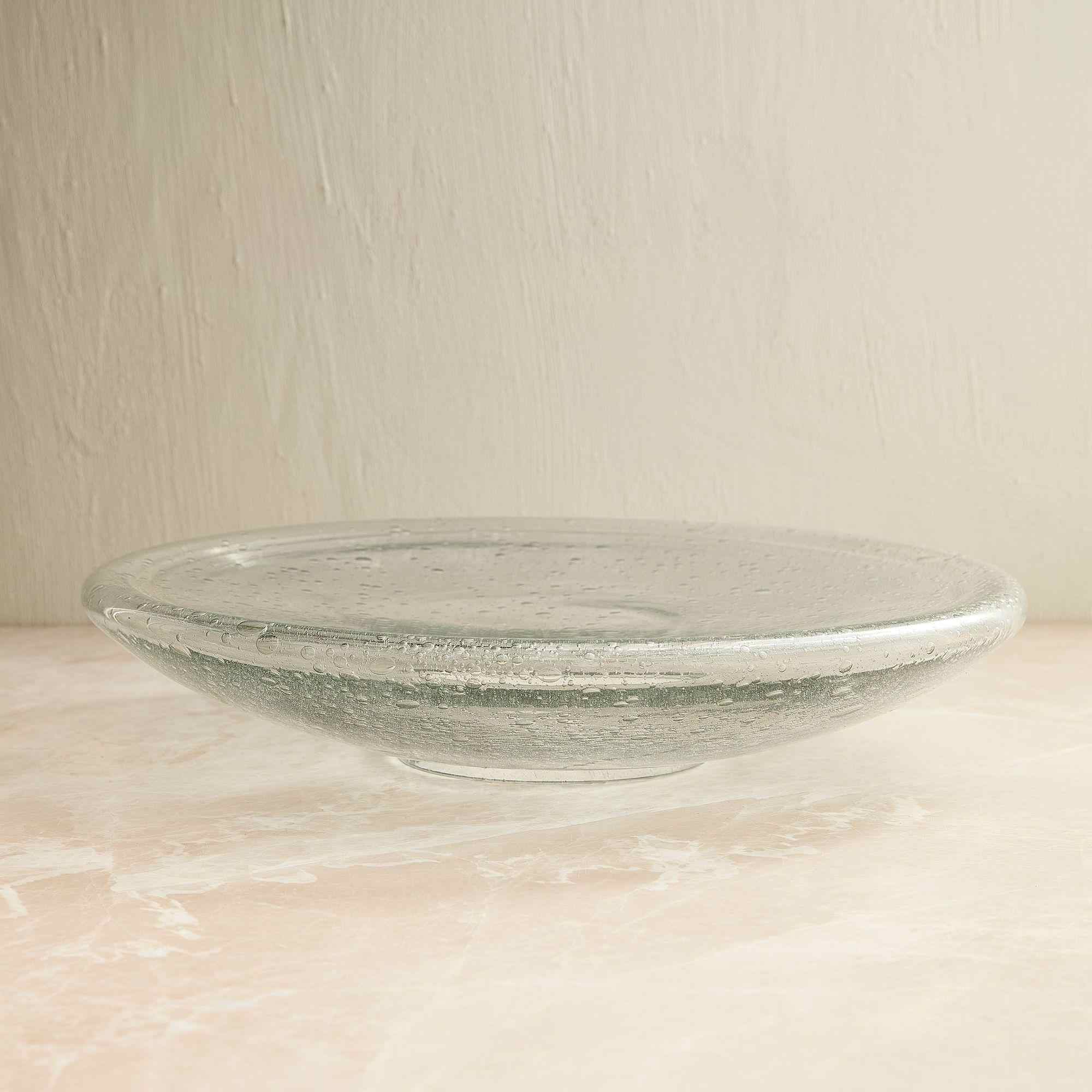 Mila Glass Round Platter