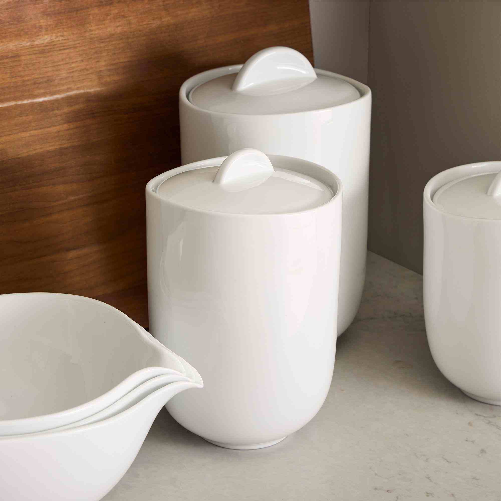 Organic Porcelain Kitchen Canisters