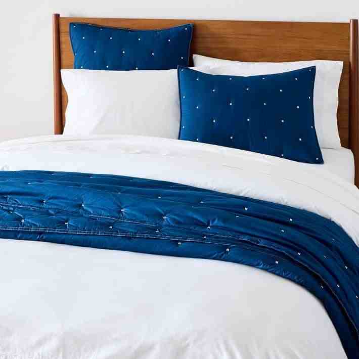Organic Washed Cotton Quilt, Standard Sham