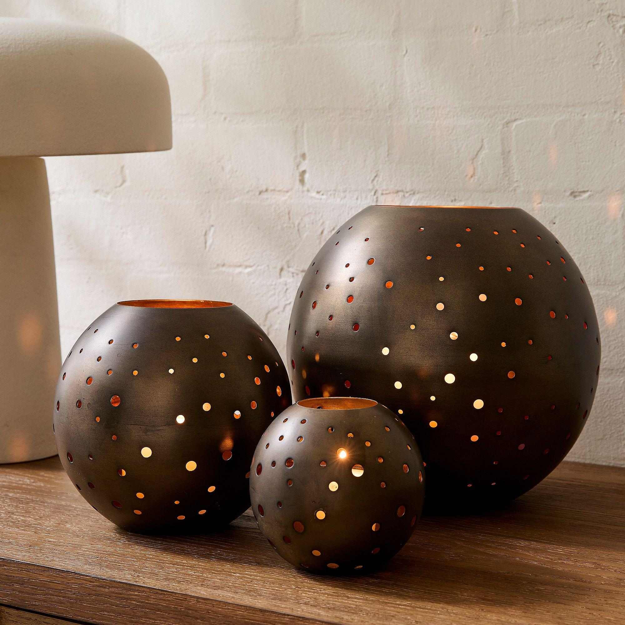 west elm | Percy Galvanized Metal Lanterns