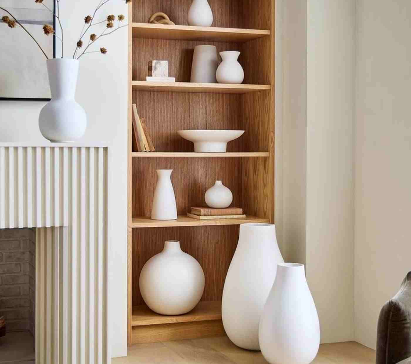 Pure White Matte Ceramic Vases