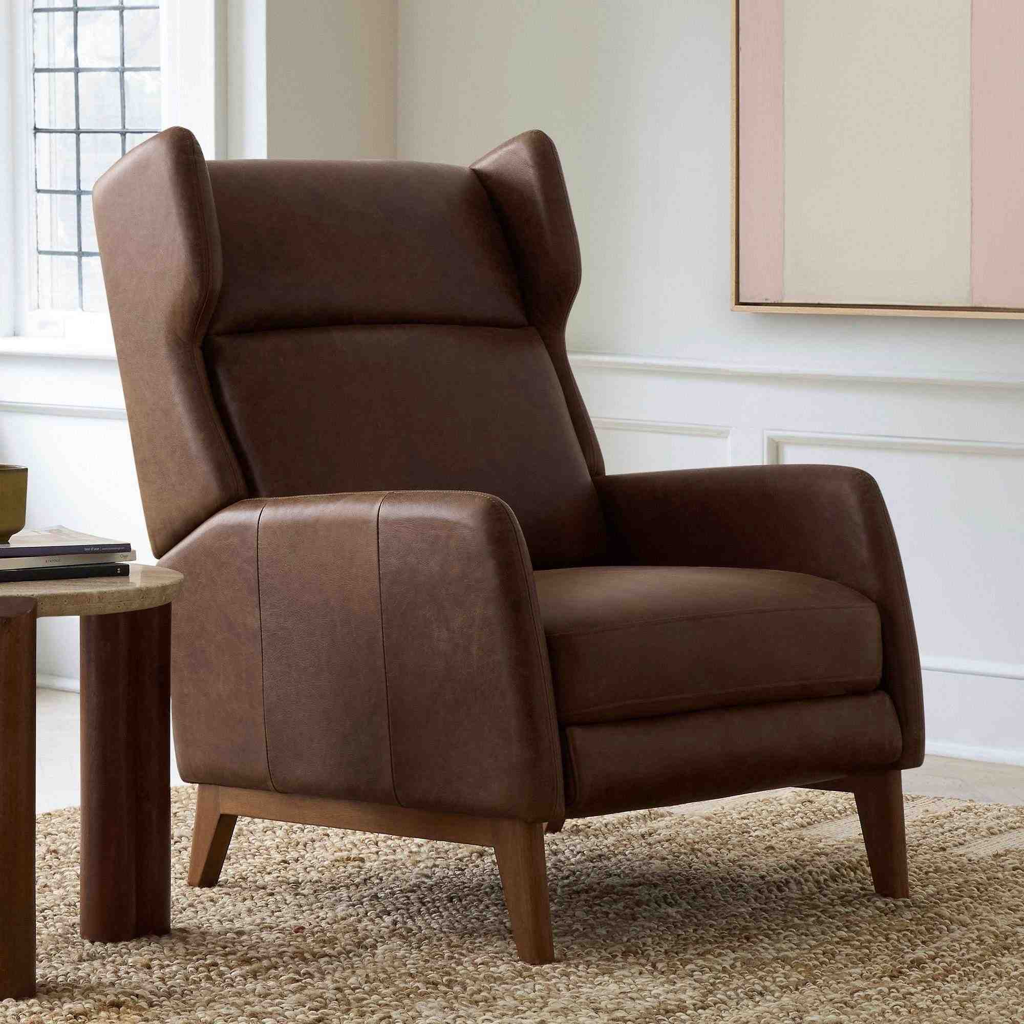 west elm | Ryder Leather Recliner