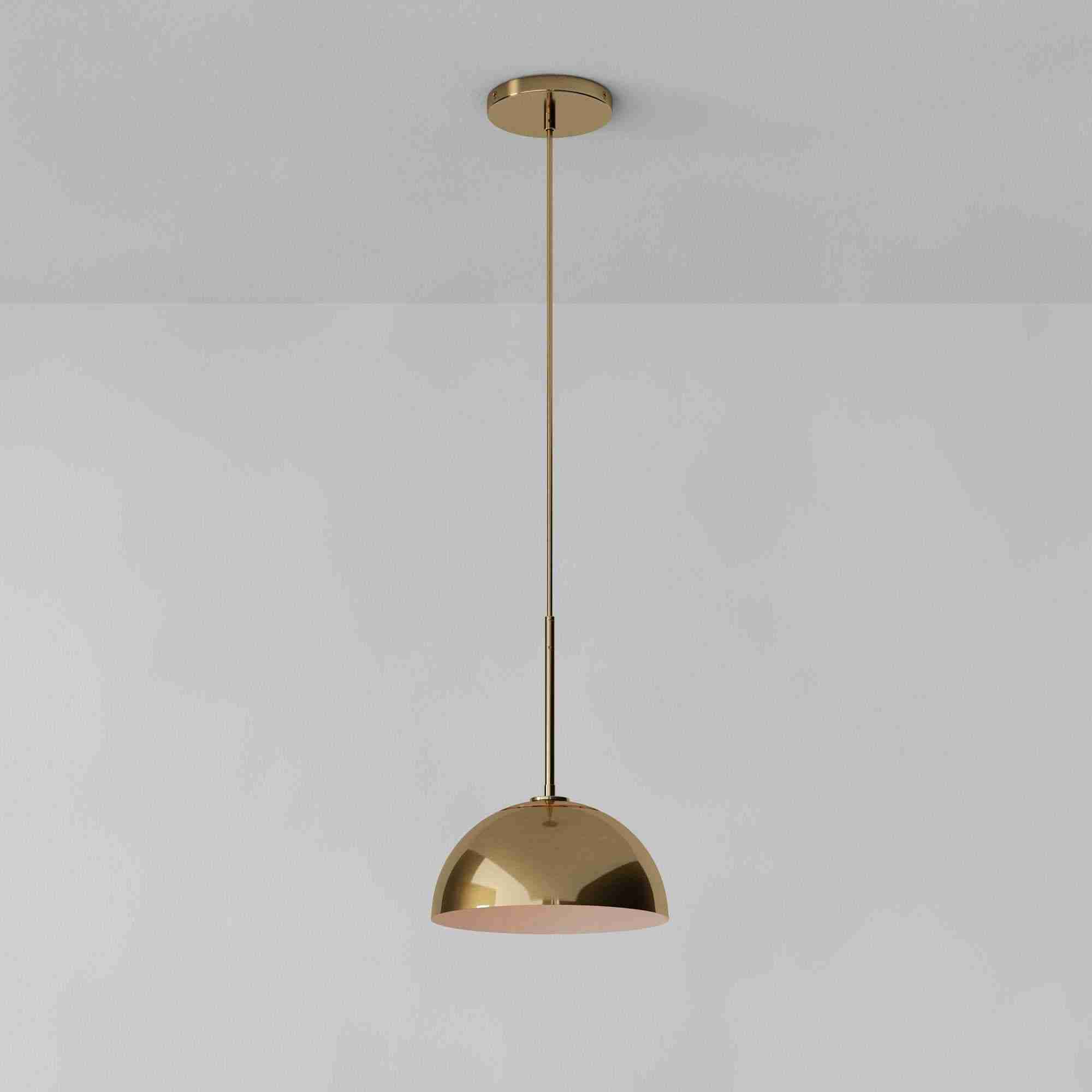 Sculptural Metal Pendant
