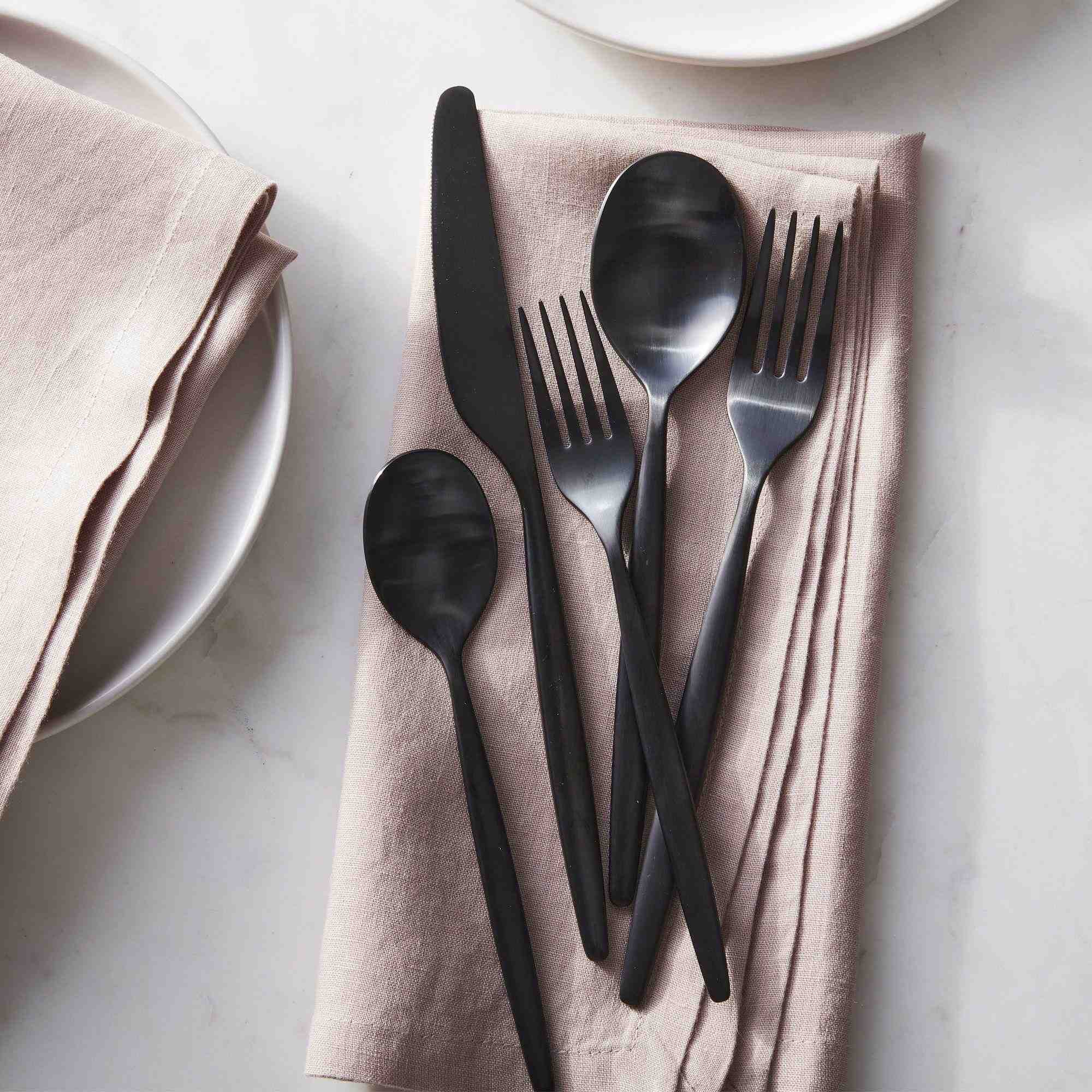 Sidney Flatware Sets - Black