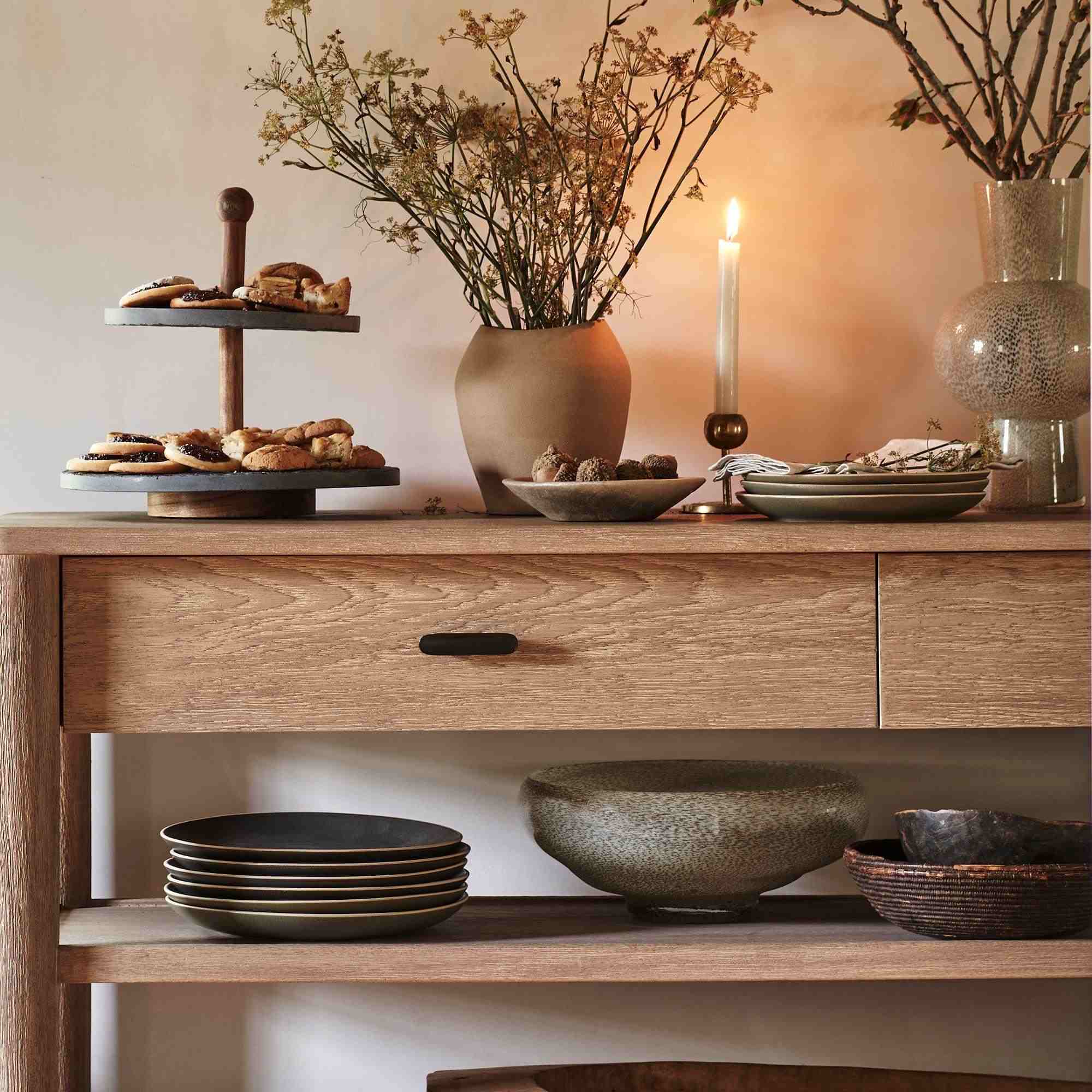 Preston Slate 2-Tier Cake Stand