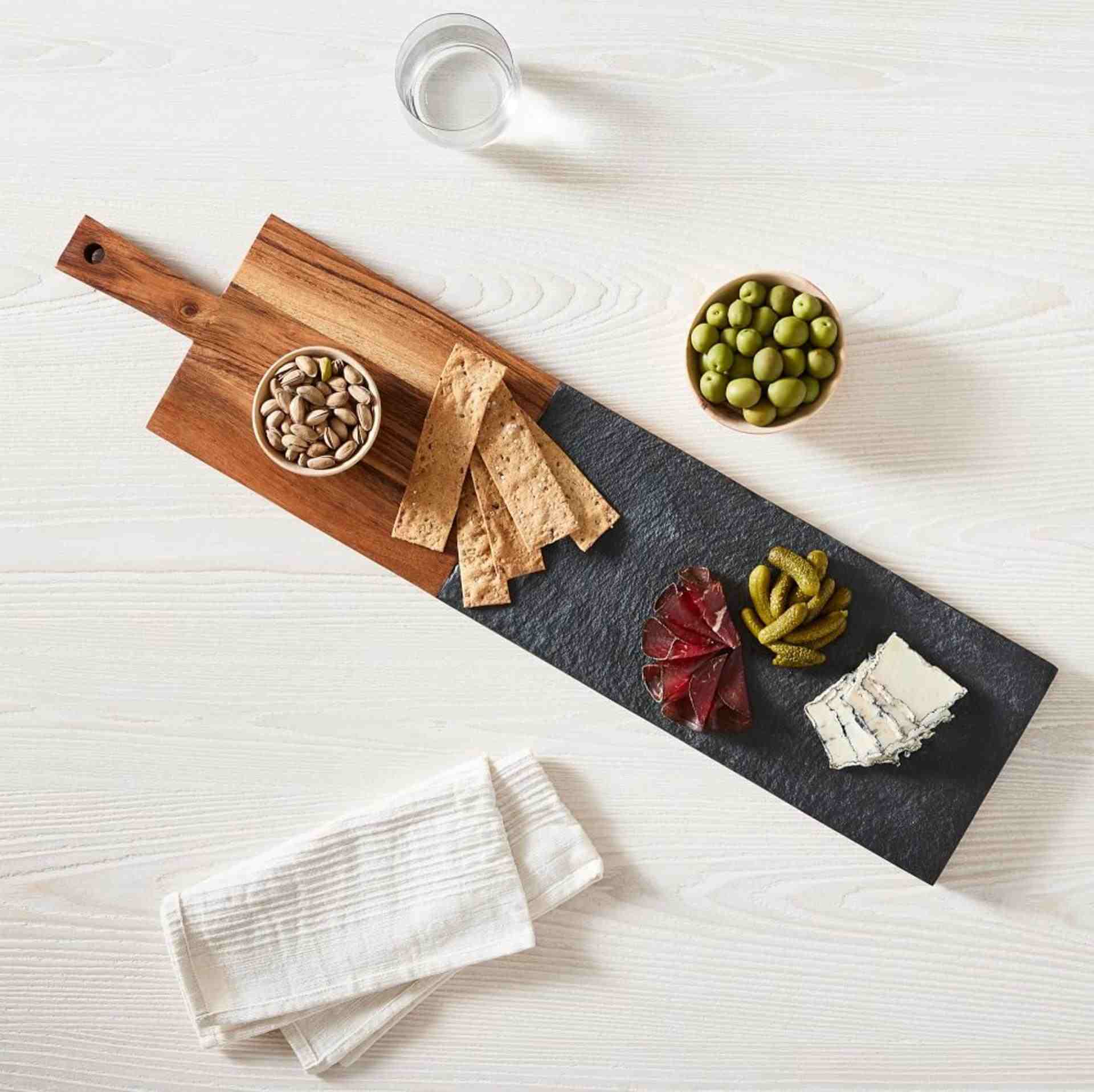 Mixed Slate & Wood Preston Charcuterie Boards