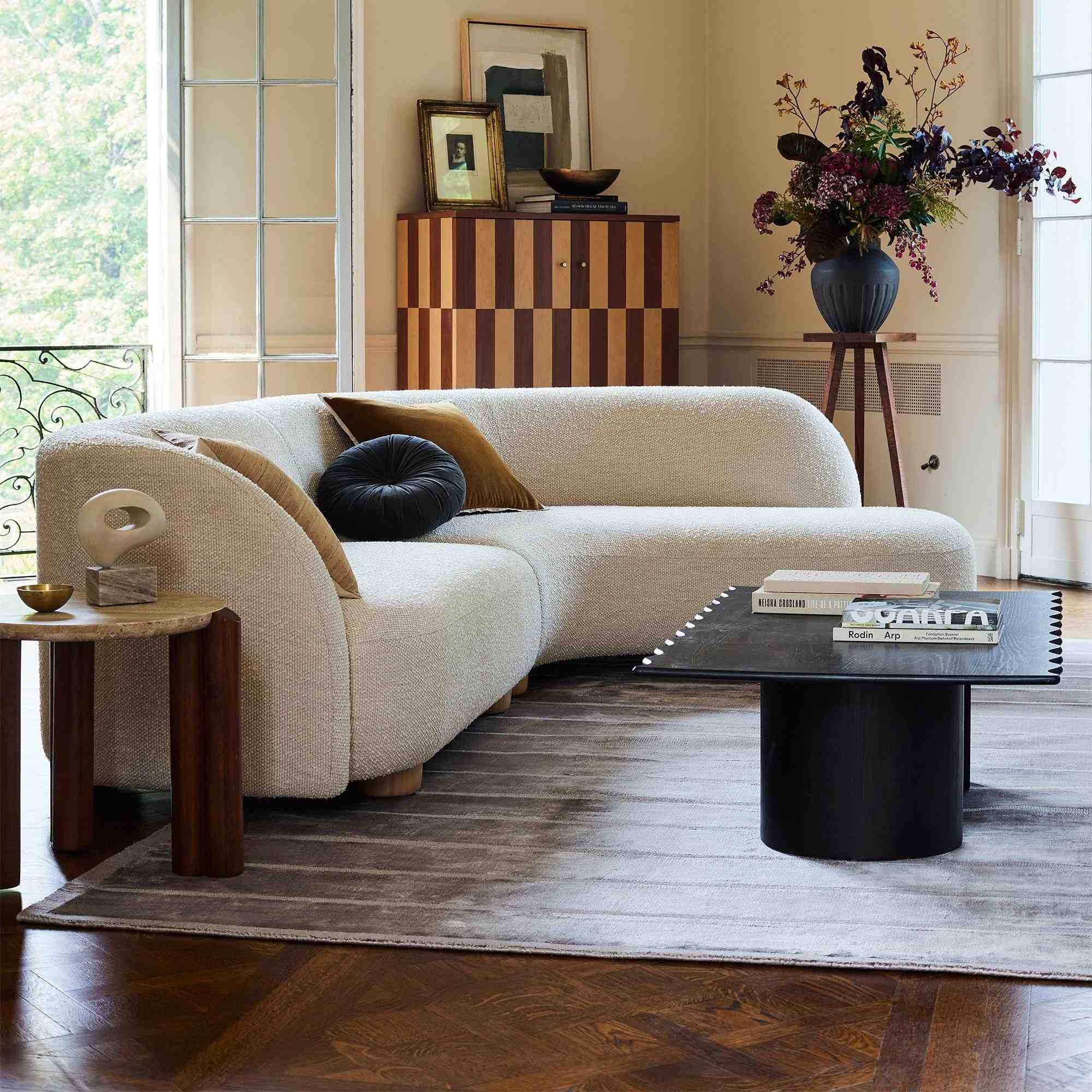 Modern Bands TENCEL Rug