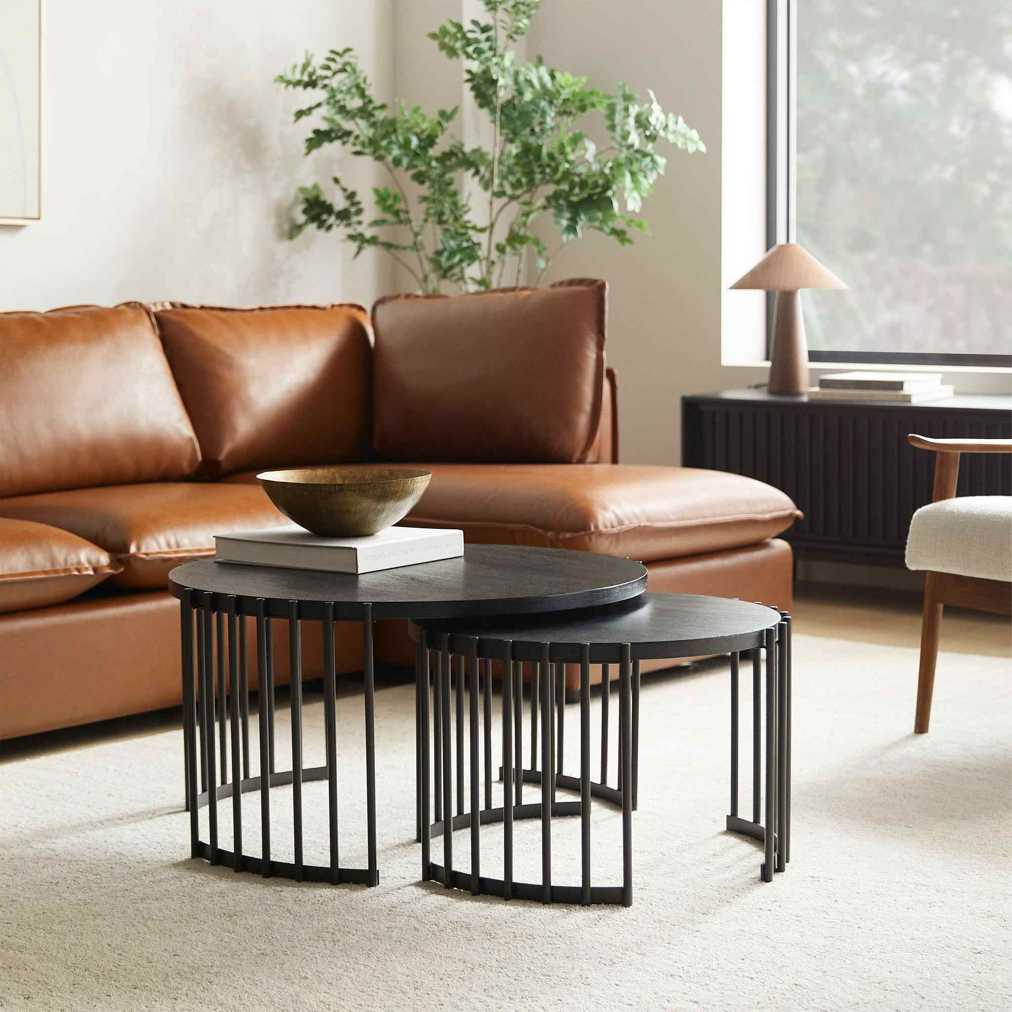 Spoke Nesting Coffee Tables