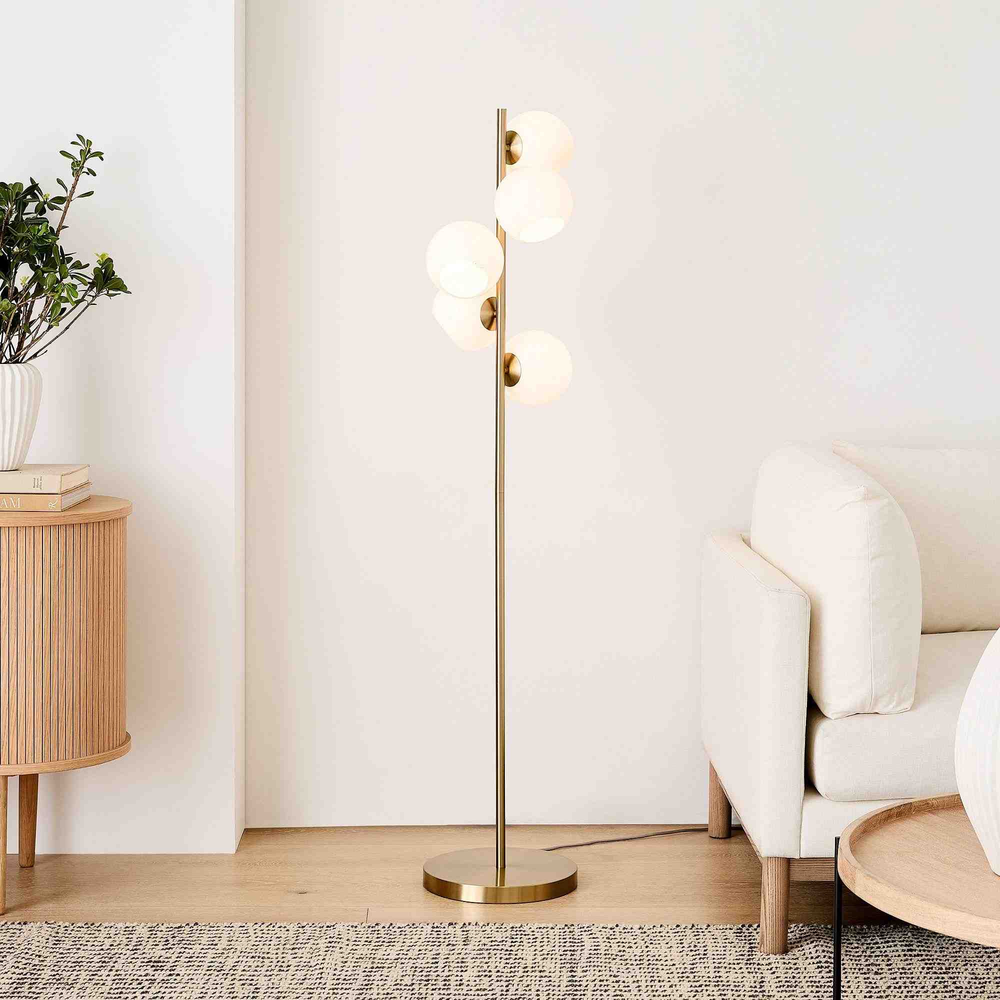 Staggered 5 Light Floor Lamp