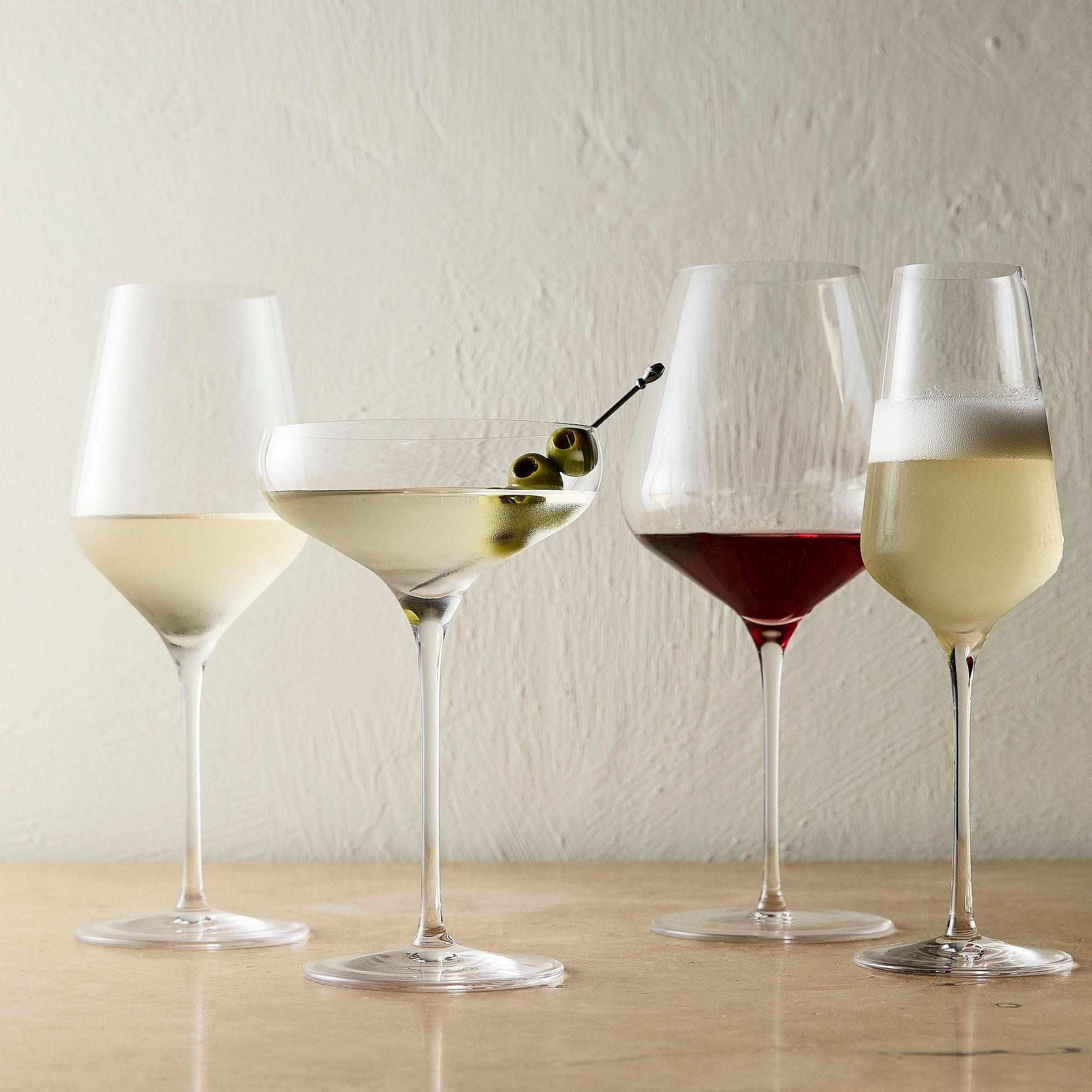 Starlight Lead-Free Crystal Glassware, Set of 4