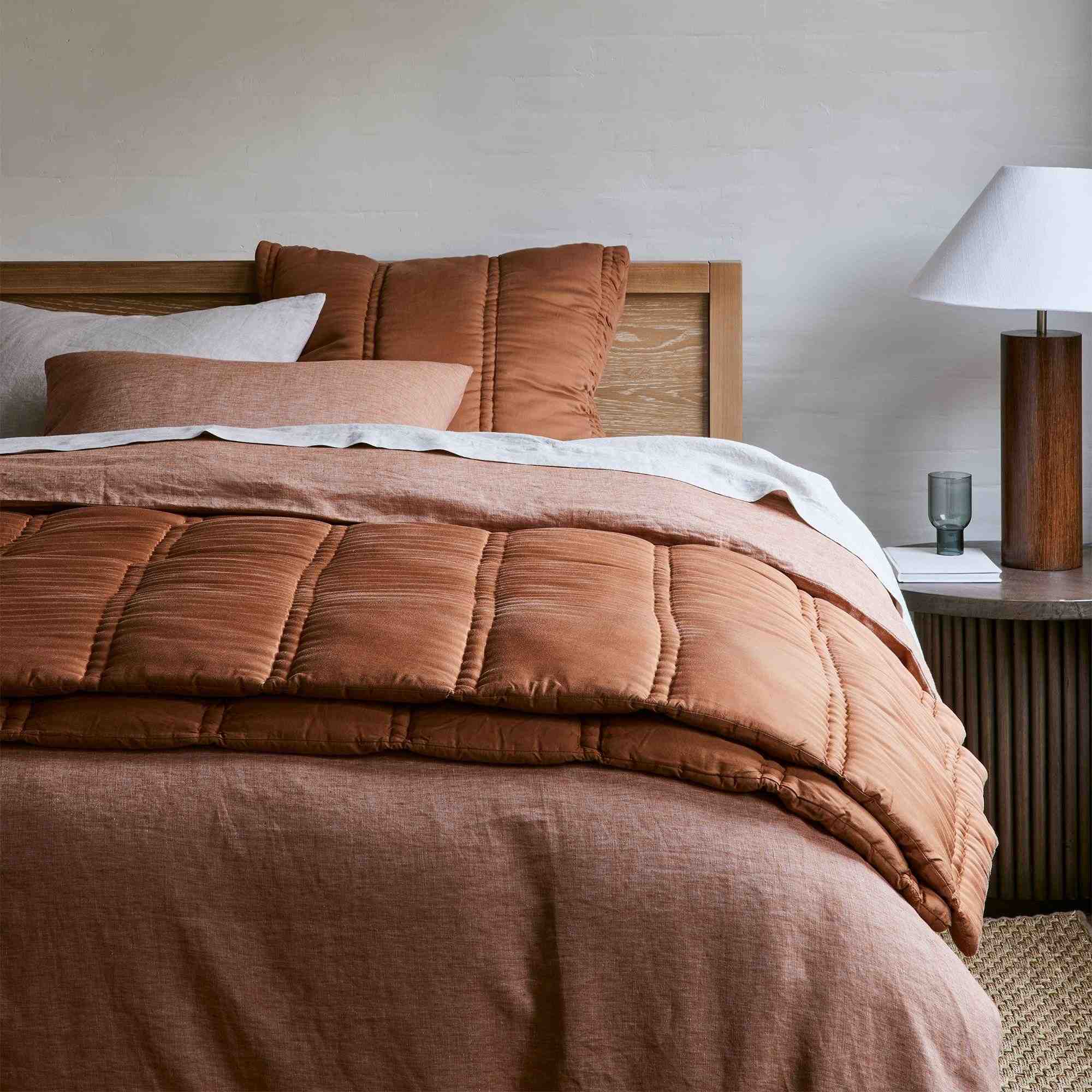 Tencel Plush ComforterF/QTerracotta