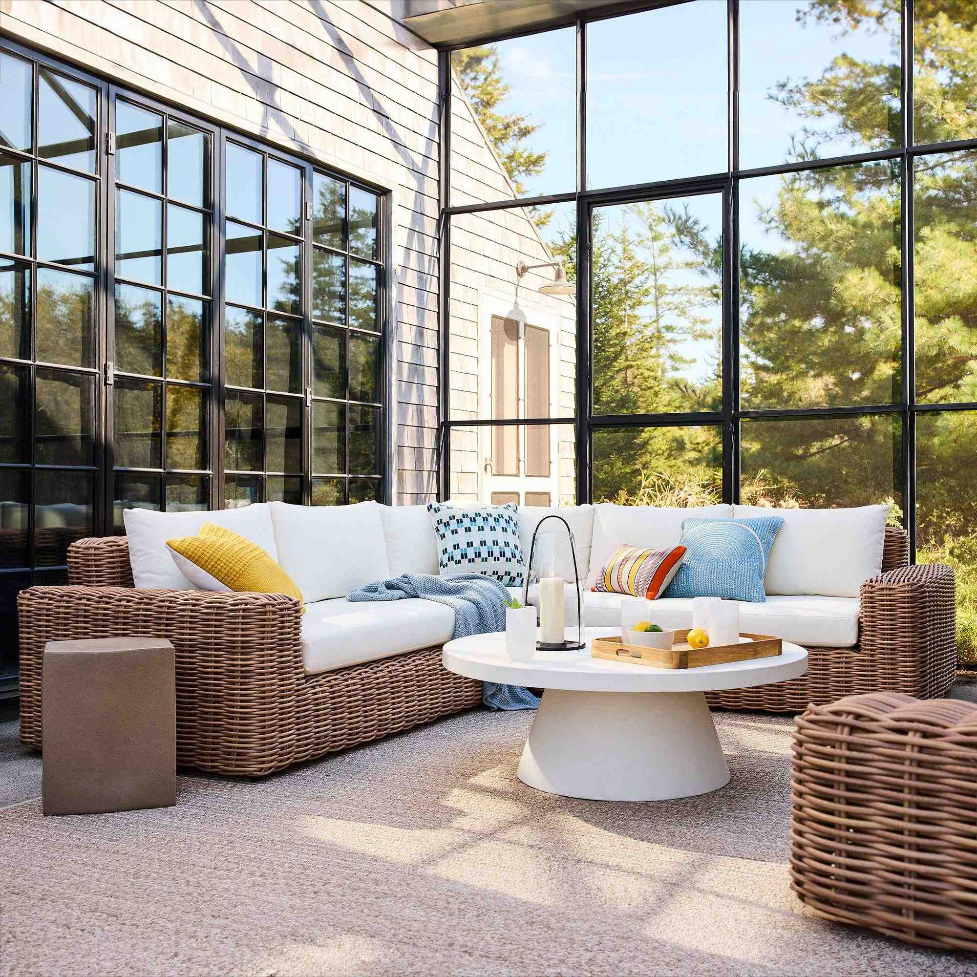 Westport Outdoor 3-Piece L-Shaped Sectional (108")