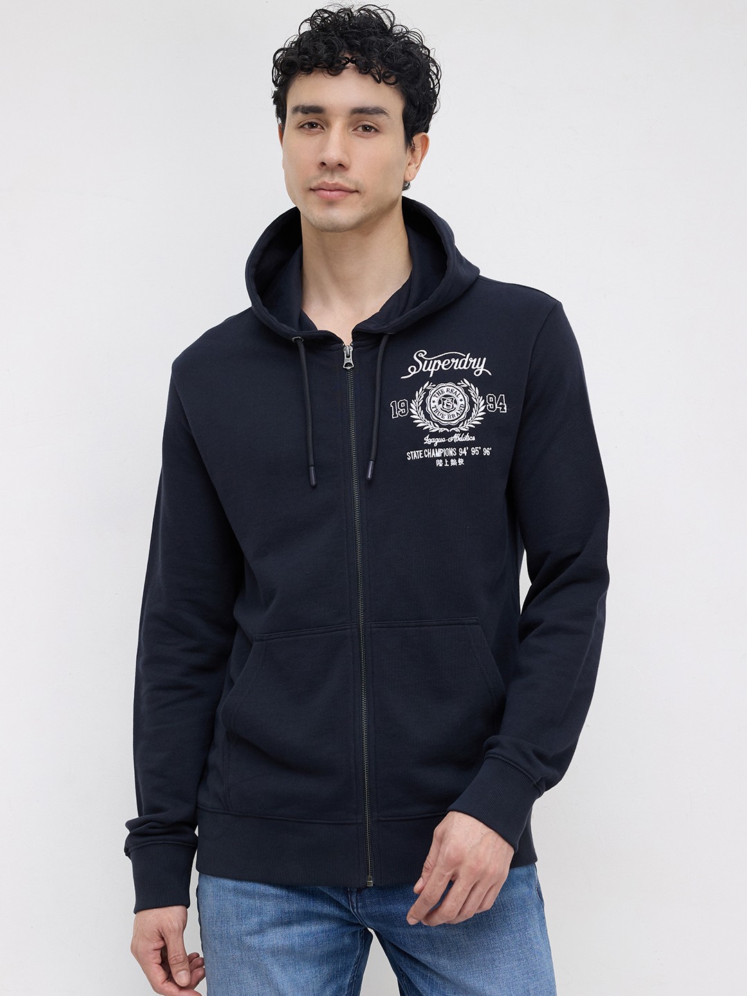 SUPERDRY REAL BRAND CREST HOODIE