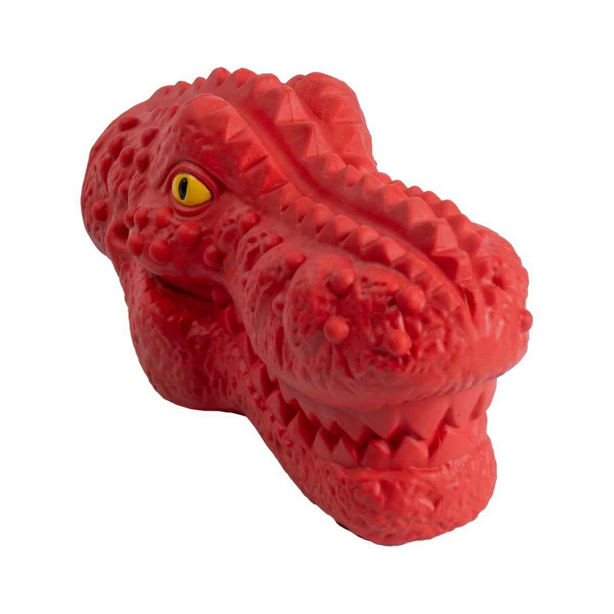 Ezra Play Crocodile - Red Rubber Toy