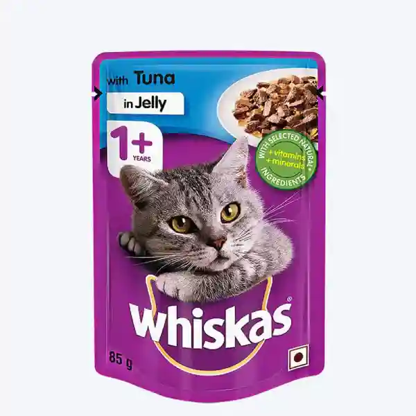 Whiskas Tuna Adult Wet Cat Food - 85 gm - Pack of 1