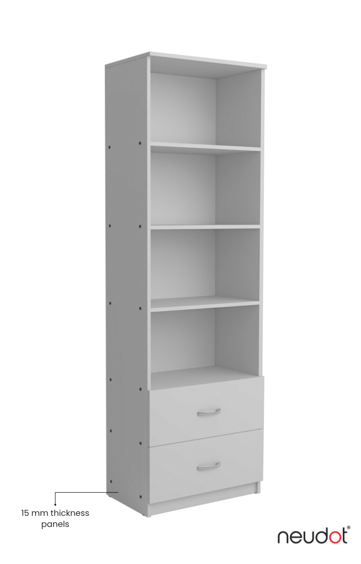 Tolstoy Bookshelf/Display Unit - White