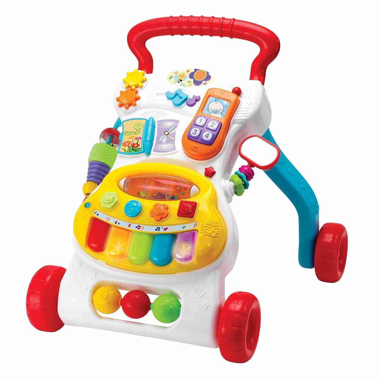 Winfun Grow-with-Me Musical Walker- Multicolour