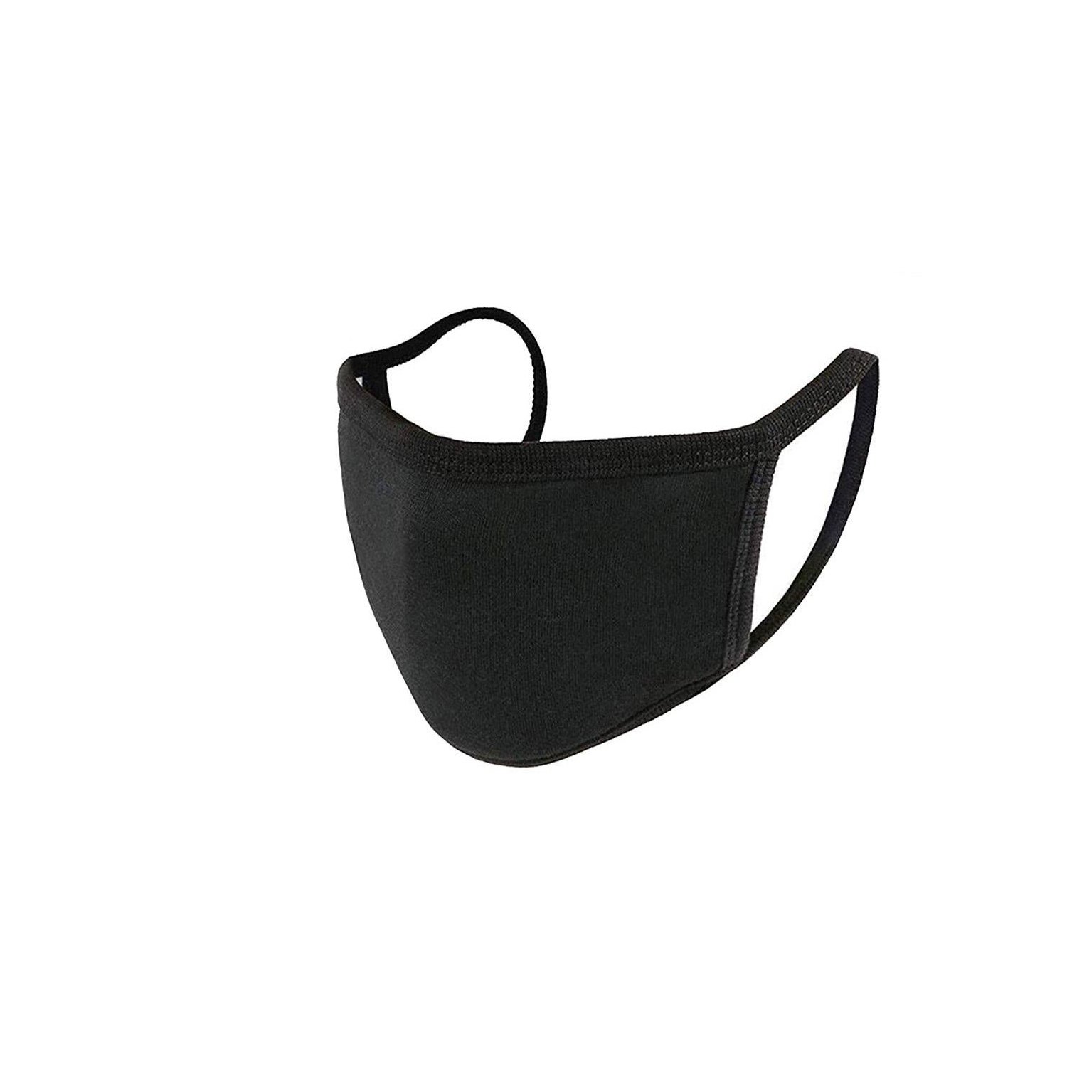 wise protec Polypropylene Reuseable Fashion Mask (Black, Without Valve) for Unisex