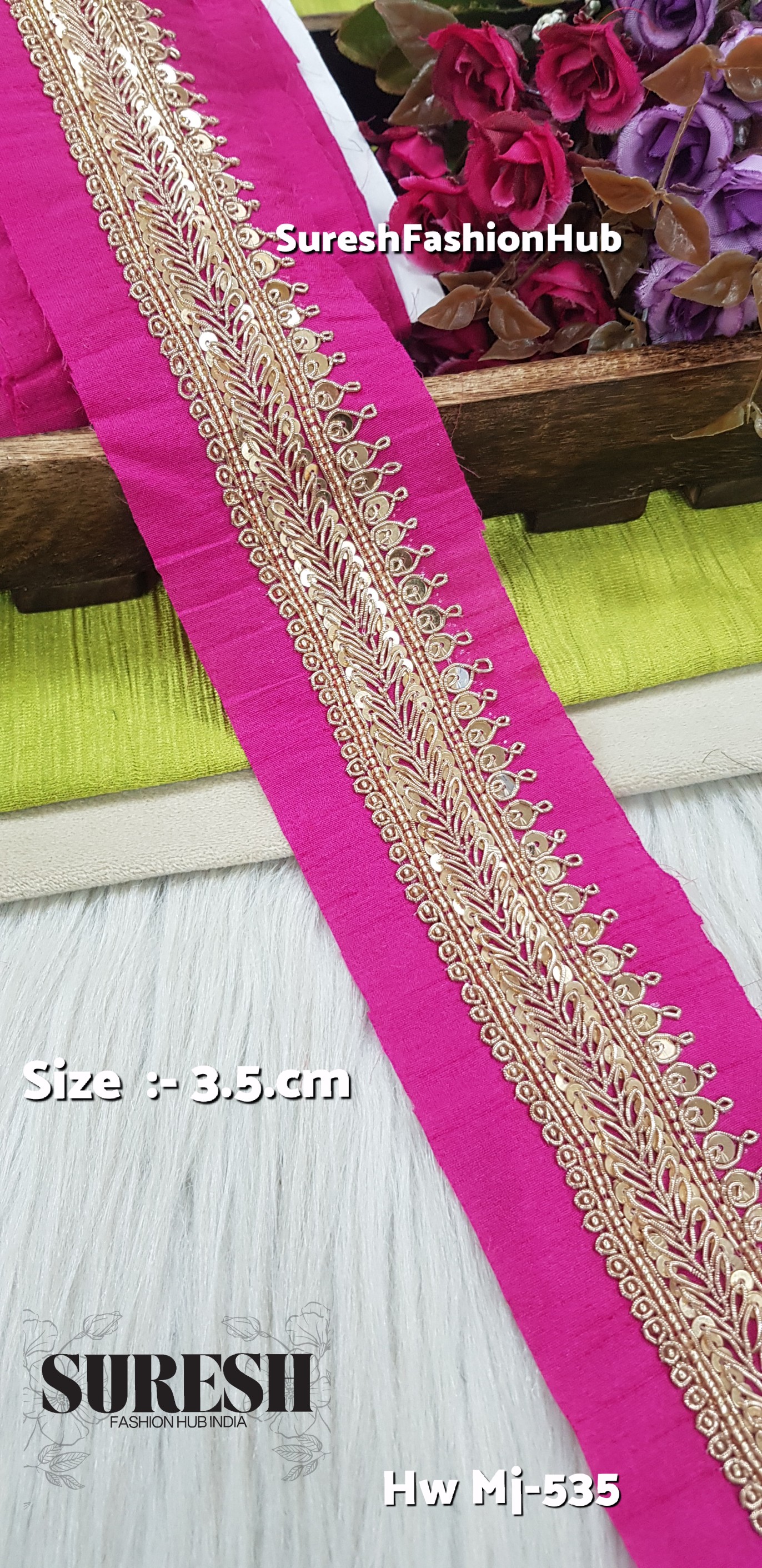 Handmade decorative Rani Ribbon HW MJ-535